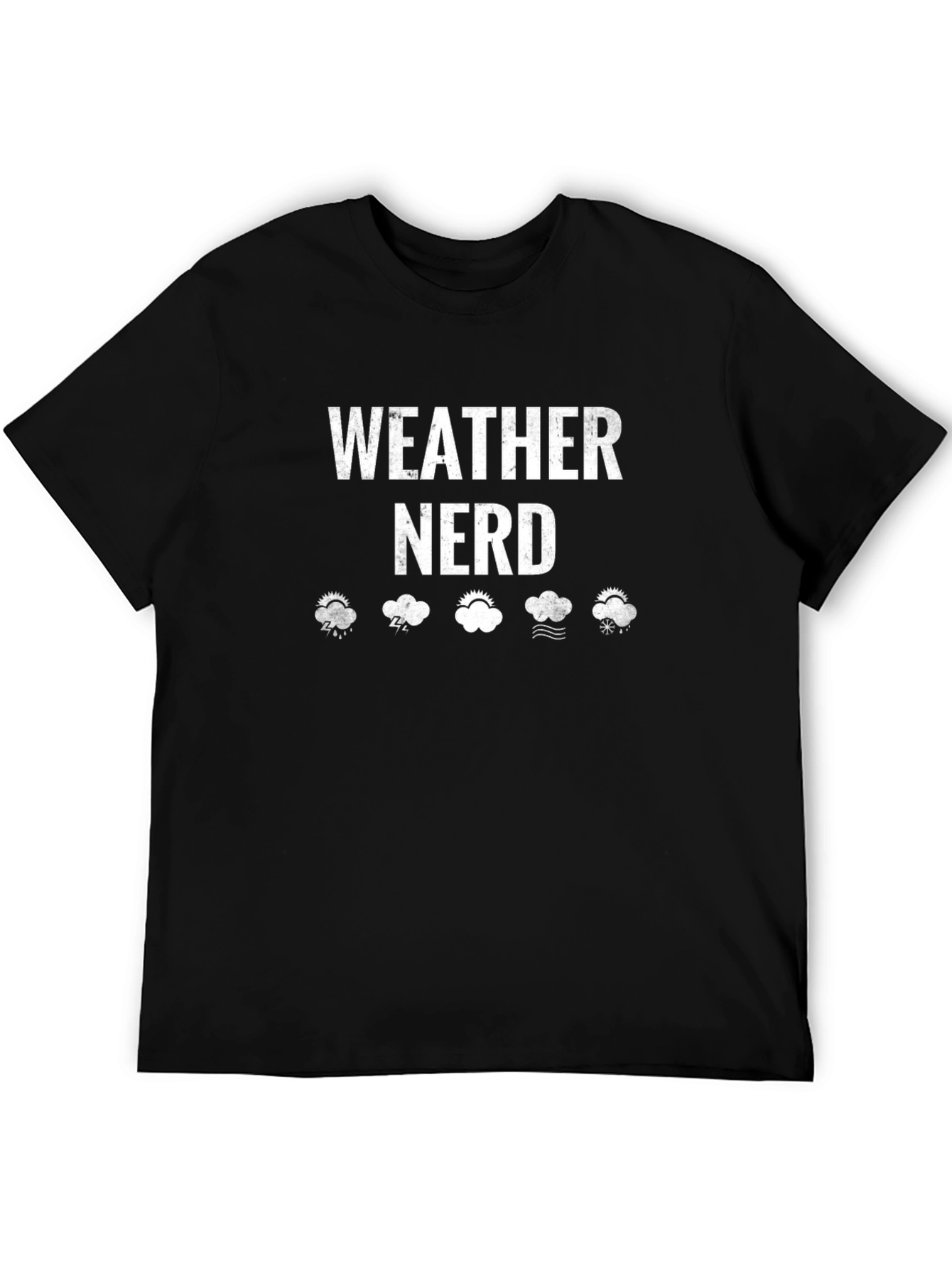 Weather Nerd T-Shirt - Black Humorous Tee