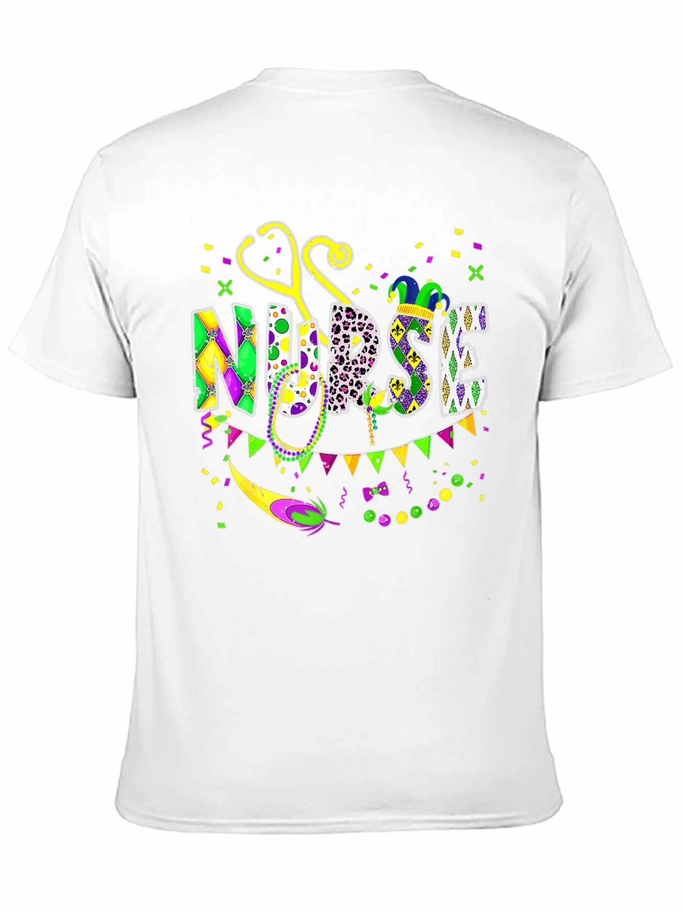 Mardi Gras Nurse T-Shirt