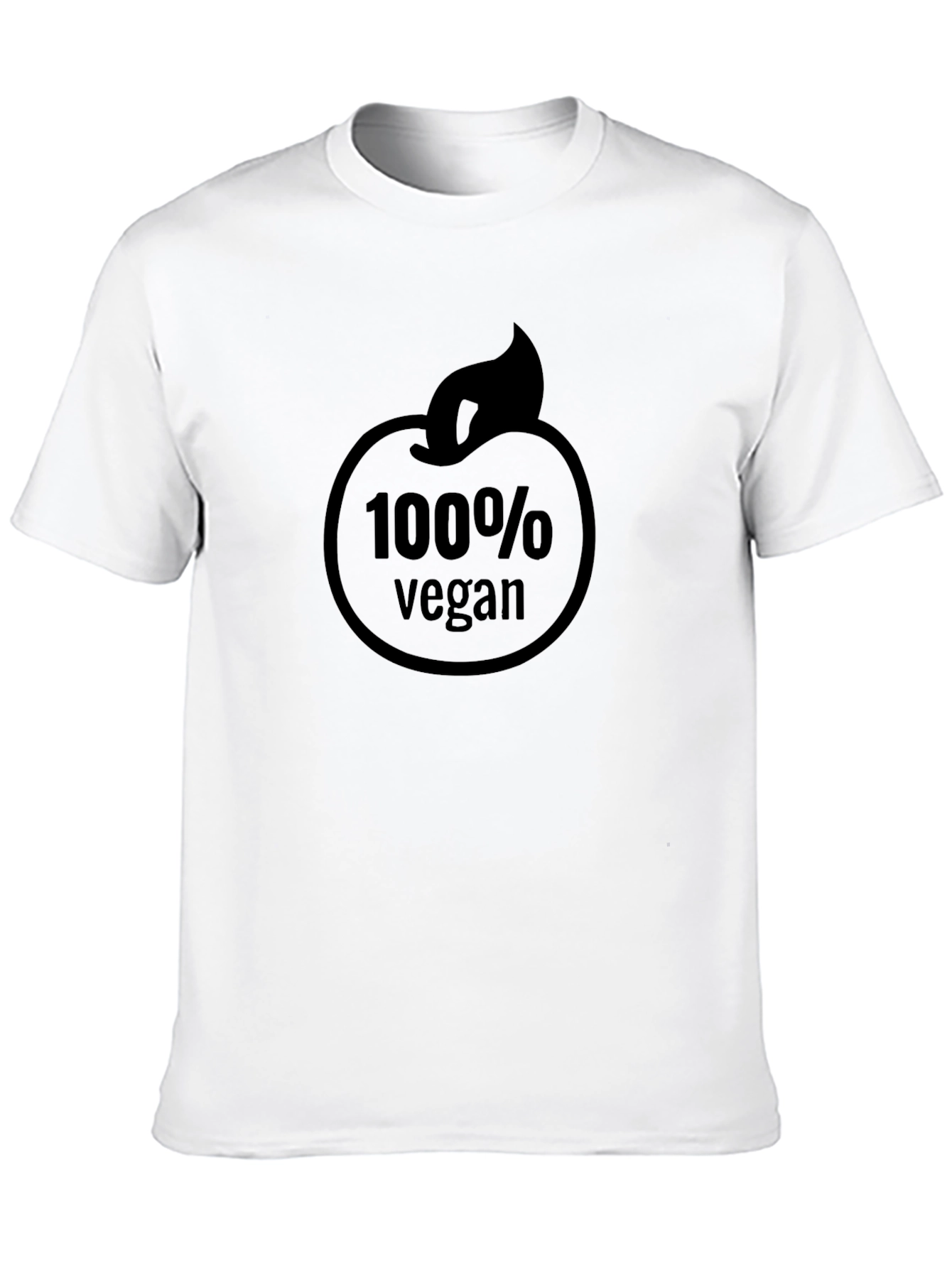 100% Vegan Black Graphic Tee - Unisex Fit