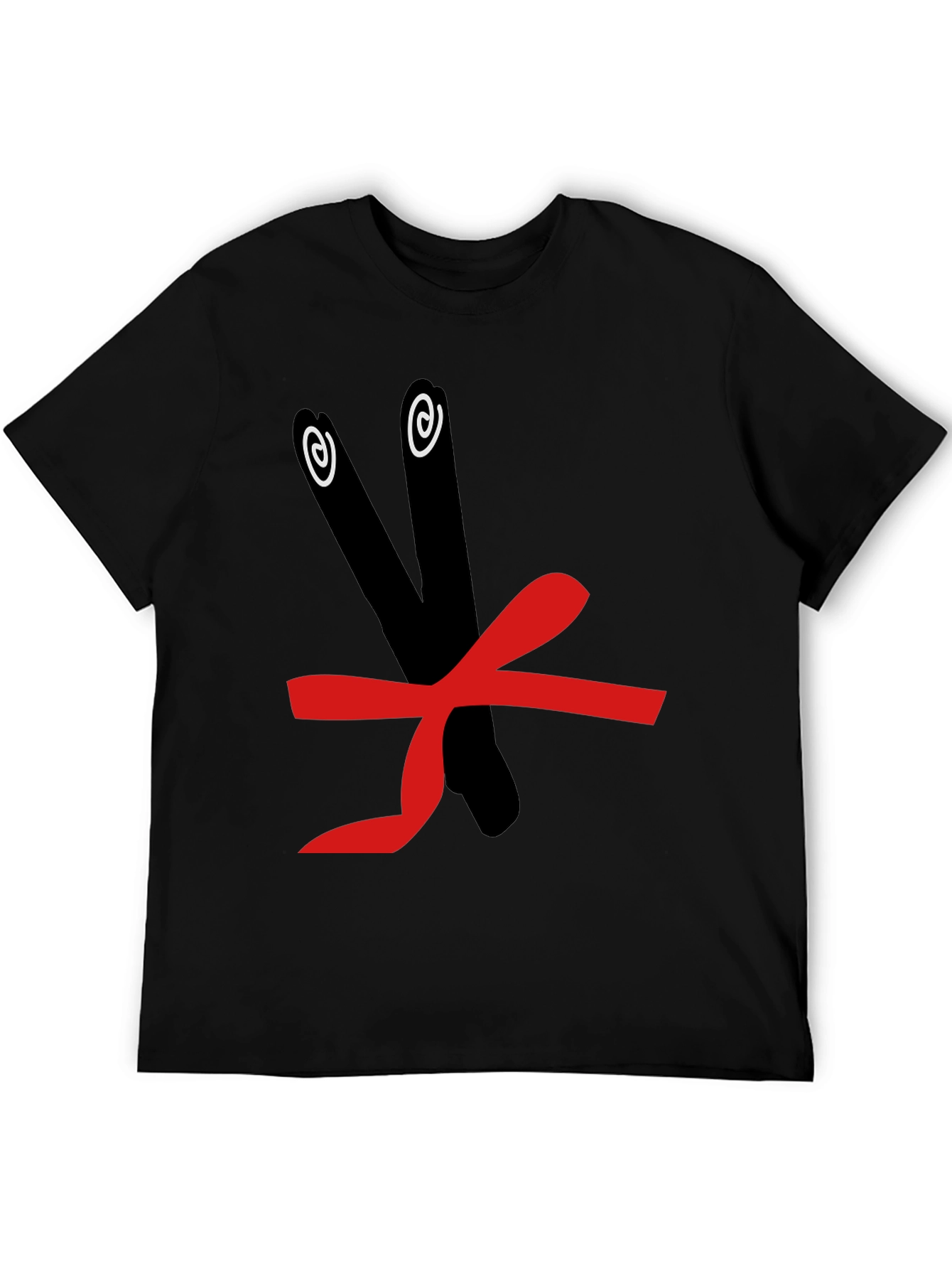 Novelty Chopsticks Graphic T-Shirt
