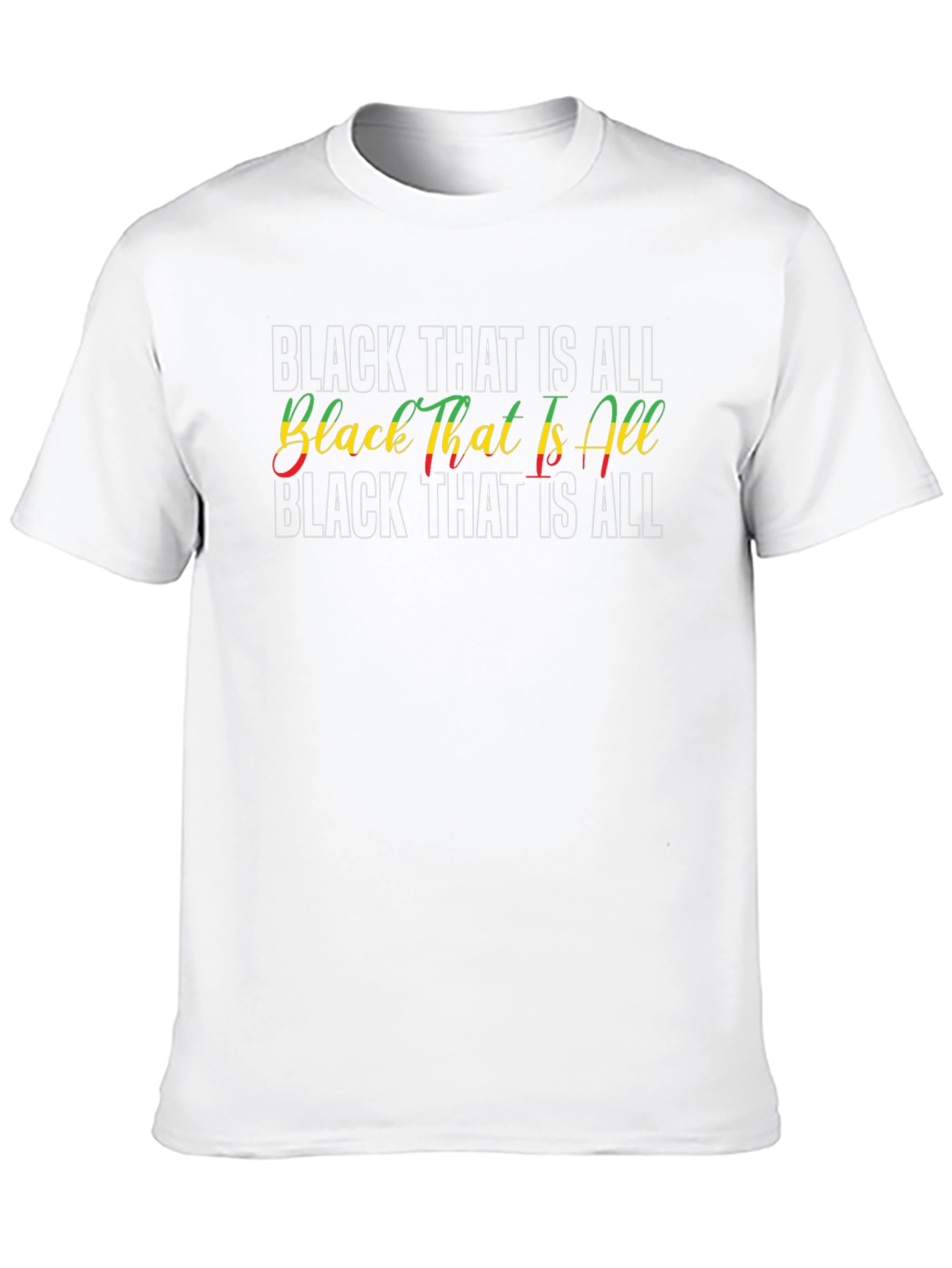 Black That is All Graphic Tee