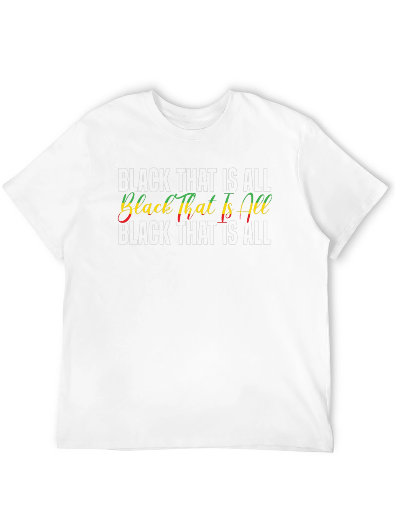 Black That is All Graphic Tee