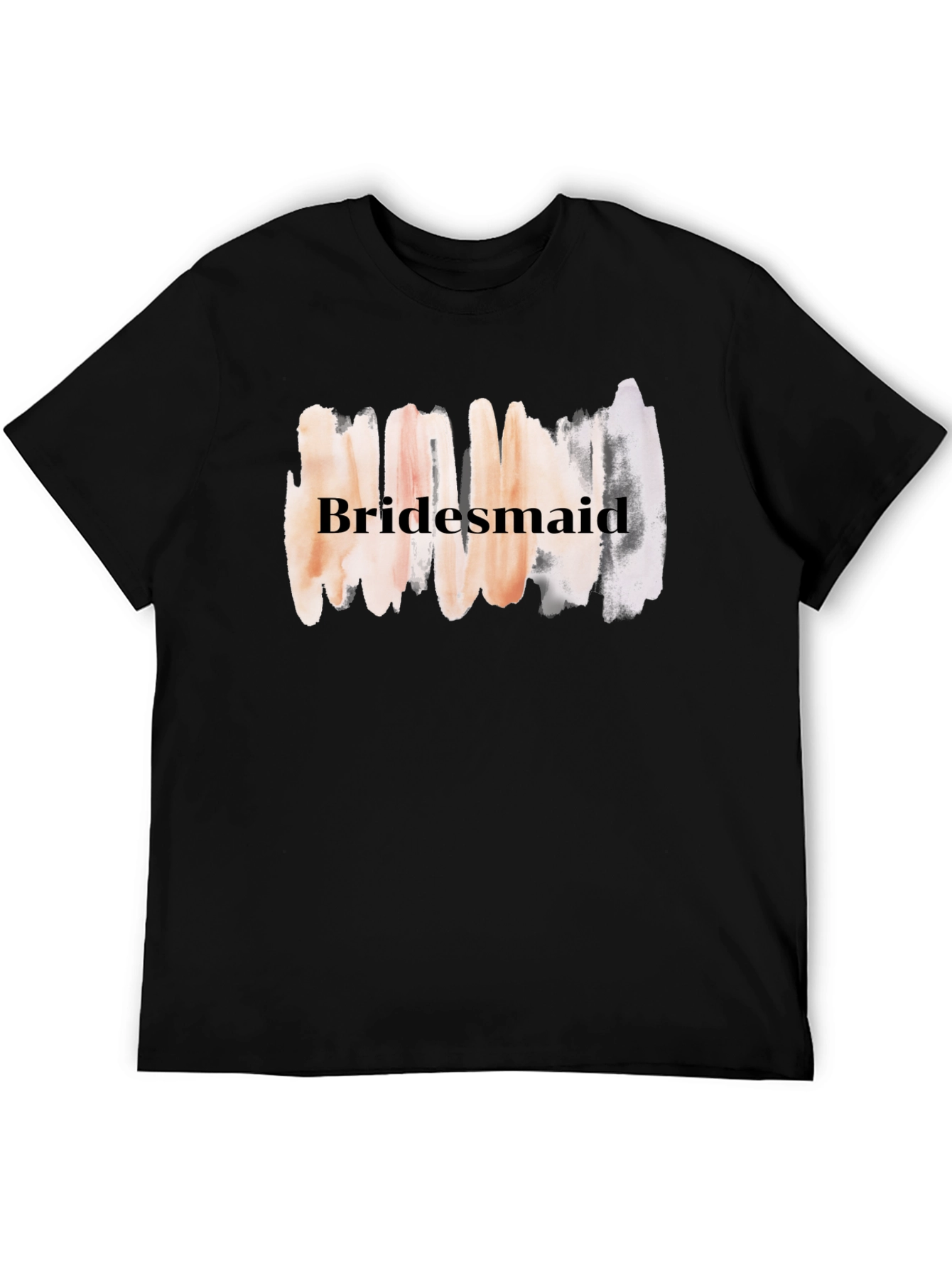 Bridesmaid Brushstroke Graphic T-Shirt