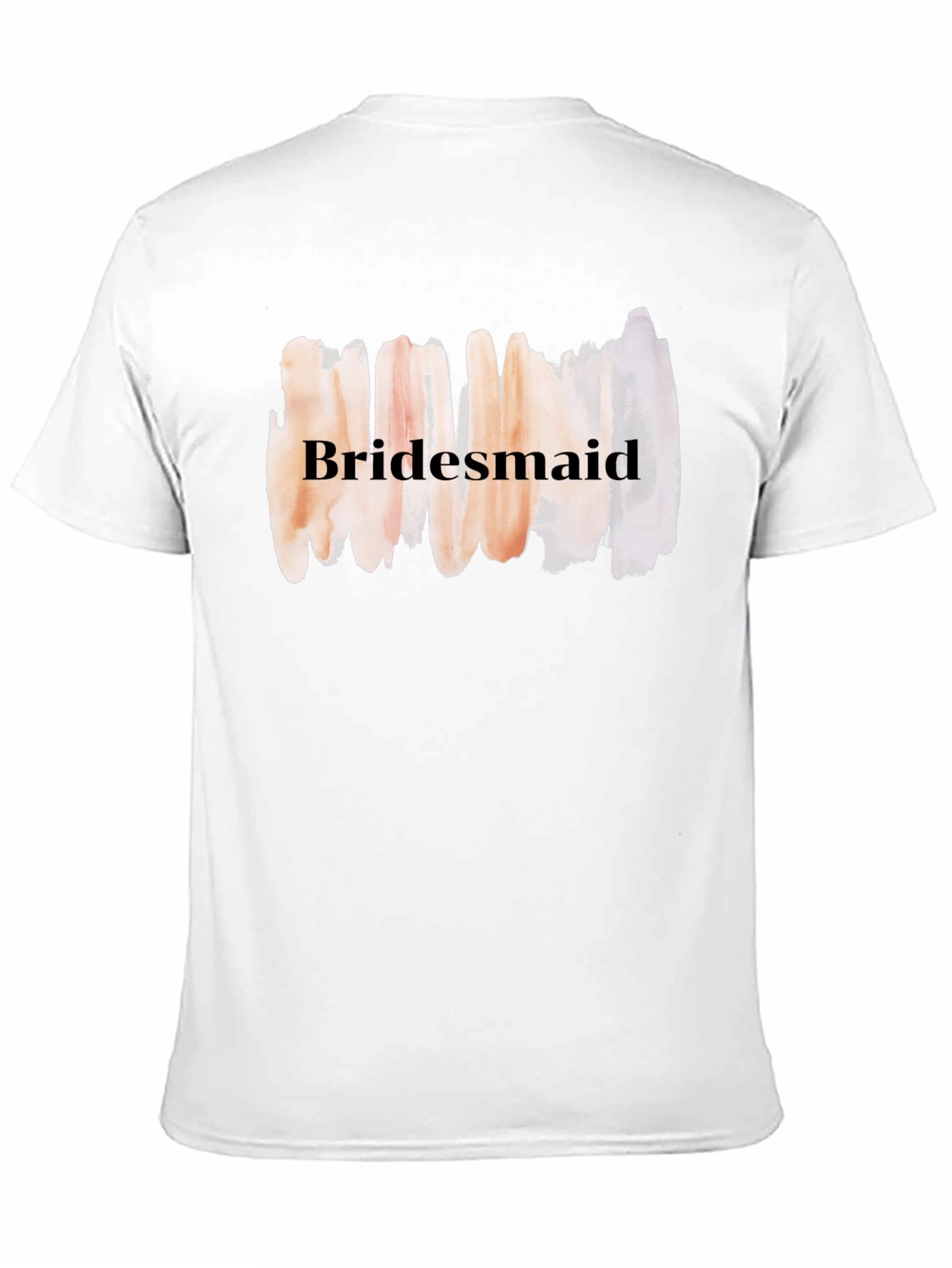 Bridesmaid Brushstroke Graphic T-Shirt