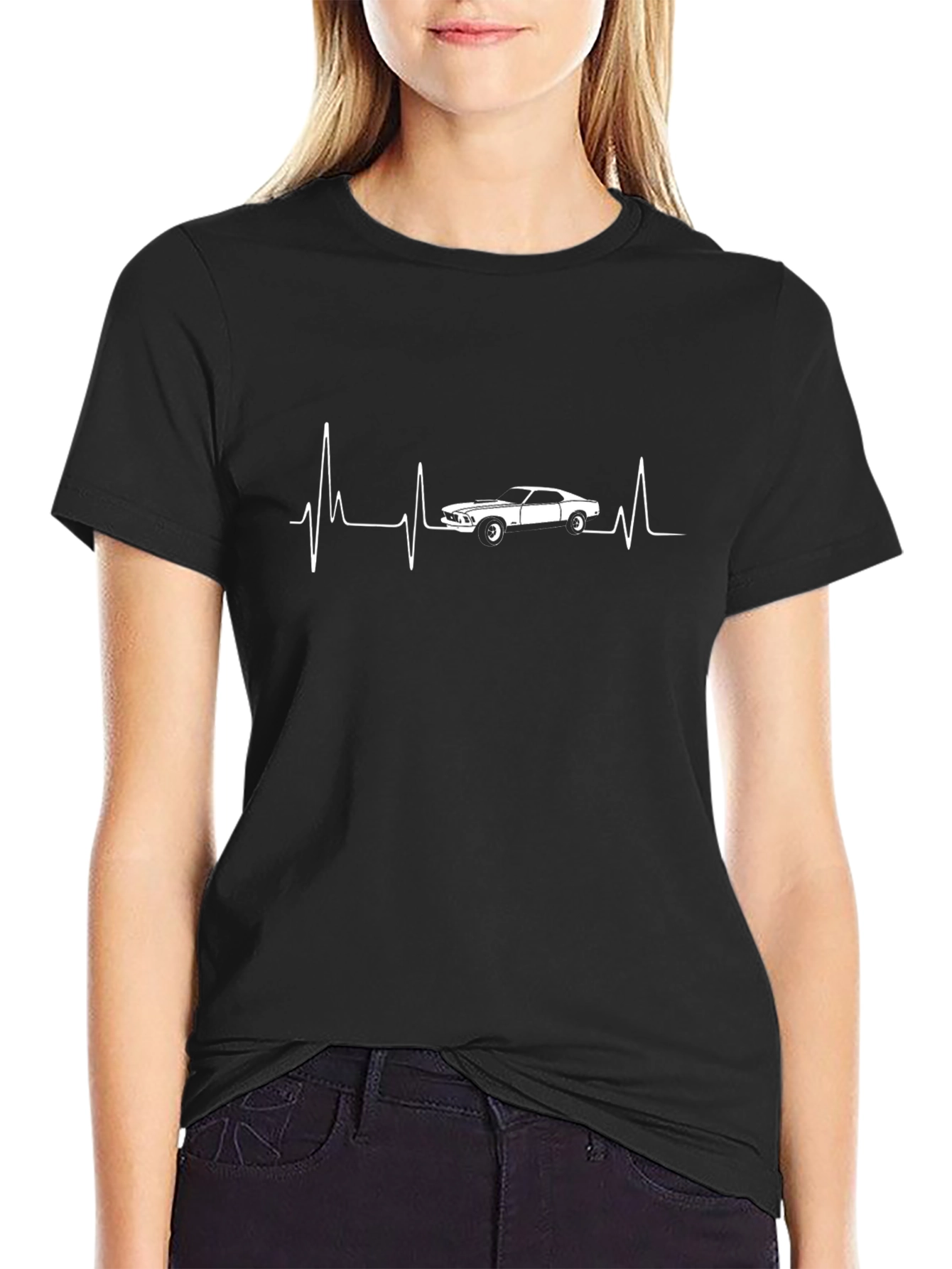 Car Heartbeat T-Shirt - Automotive Enthusiast Tee