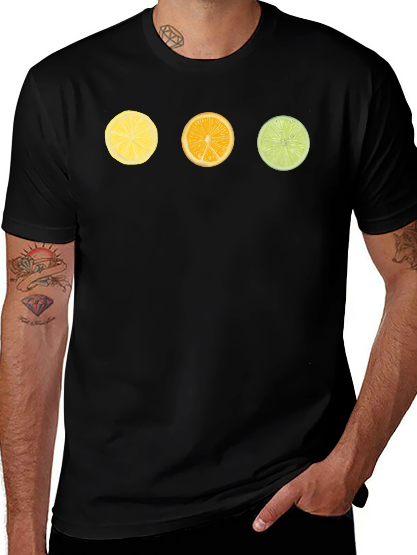 Citrus Slice Graphic Tee - Summer Fresh T-Shirt