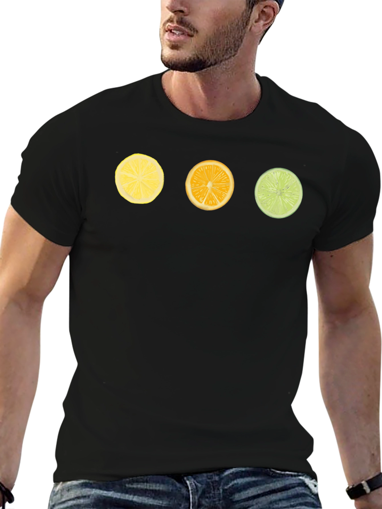 Citrus Slice Graphic Tee - Summer Fresh T-Shirt
