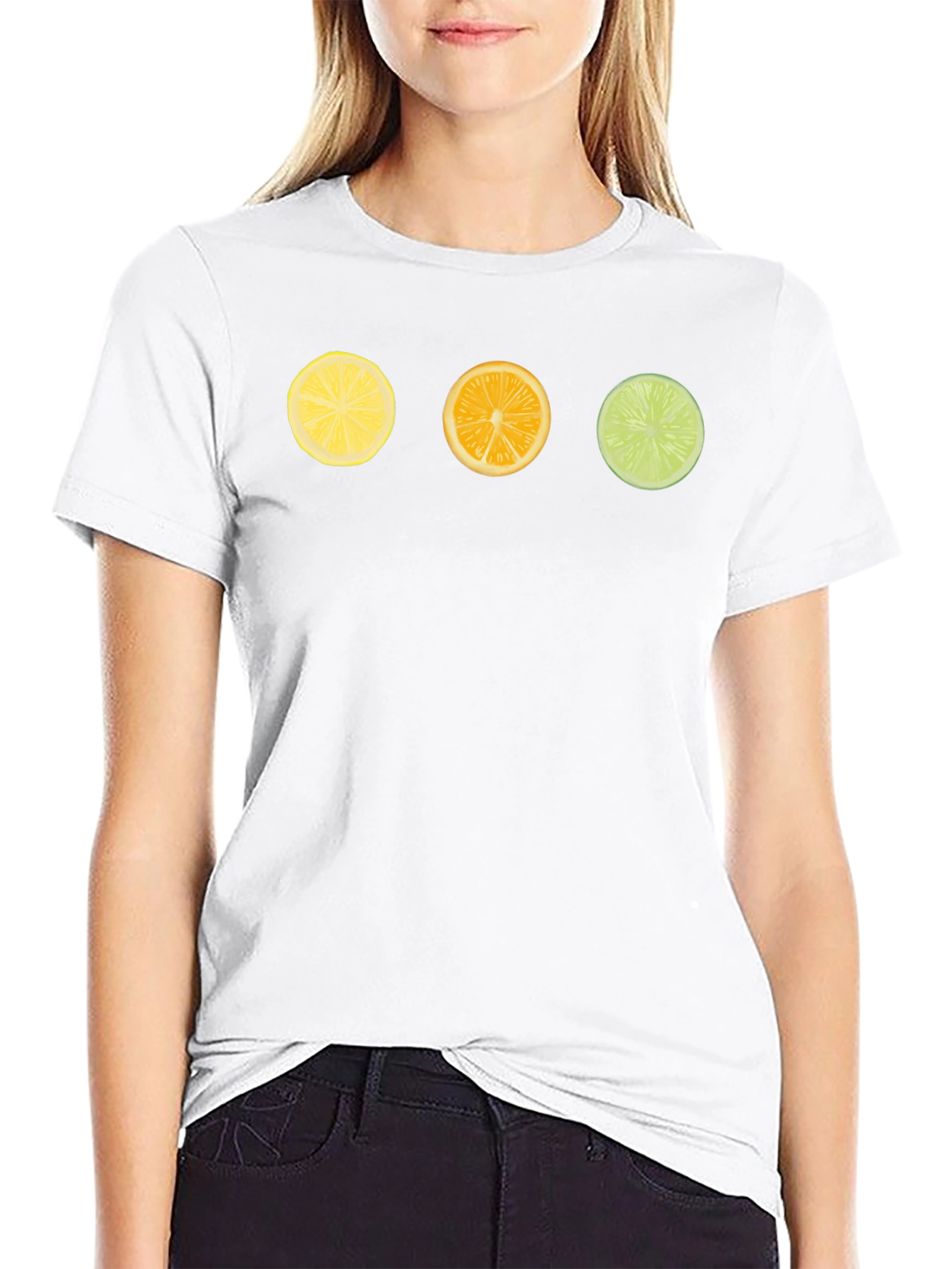 Citrus Slice Graphic Tee - Summer Fresh T-Shirt