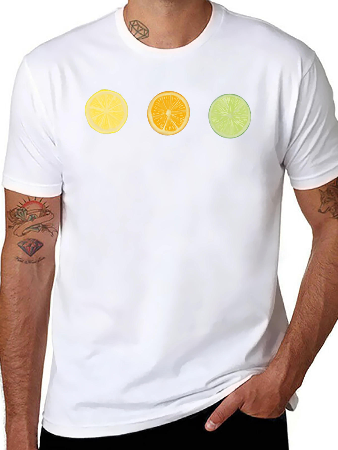 Citrus Slice Graphic Tee - Summer Fresh T-Shirt