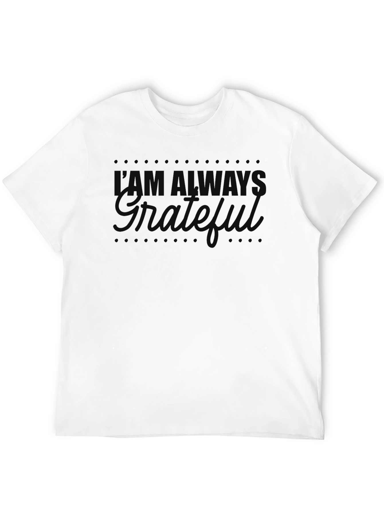 Grateful Black Crew Neck T-Shirt