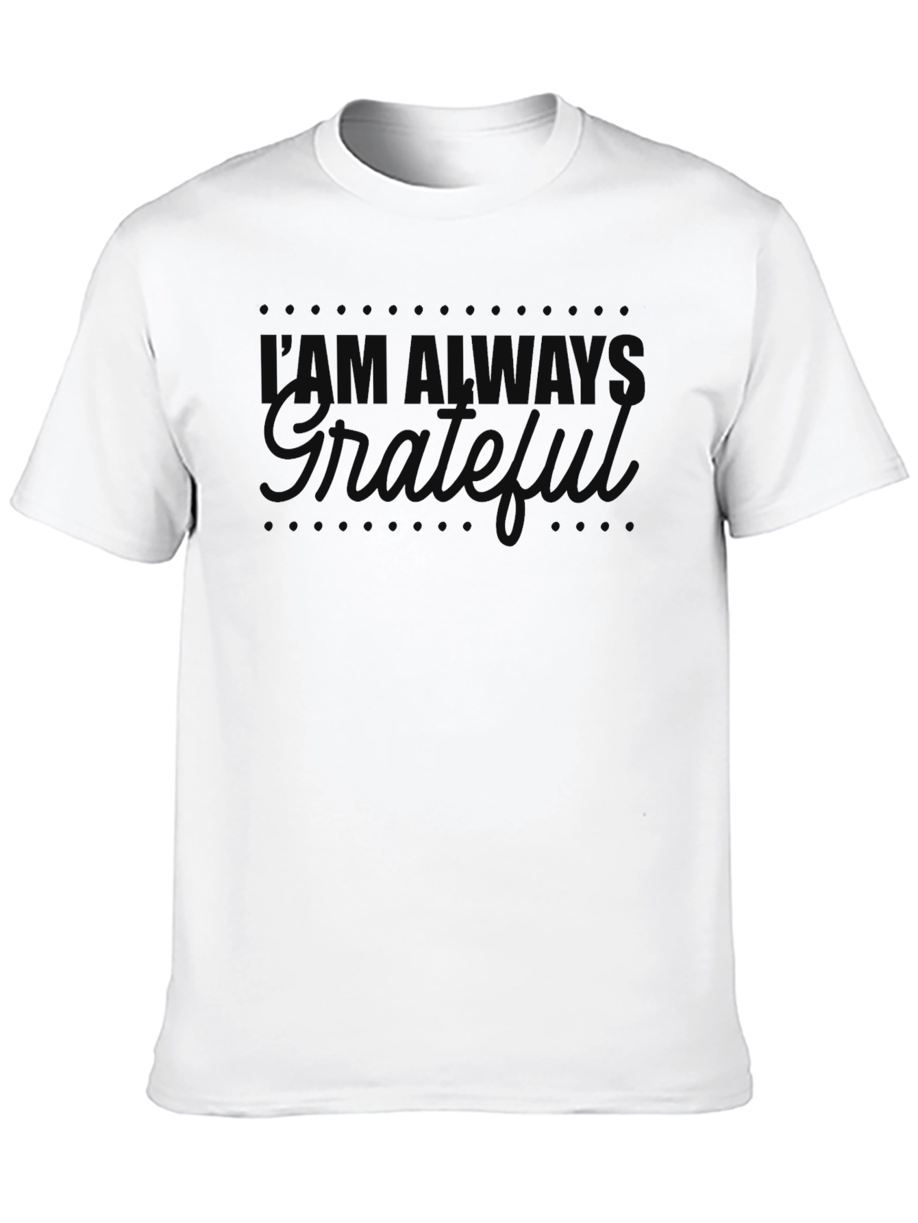 Grateful Black Crew Neck T-Shirt