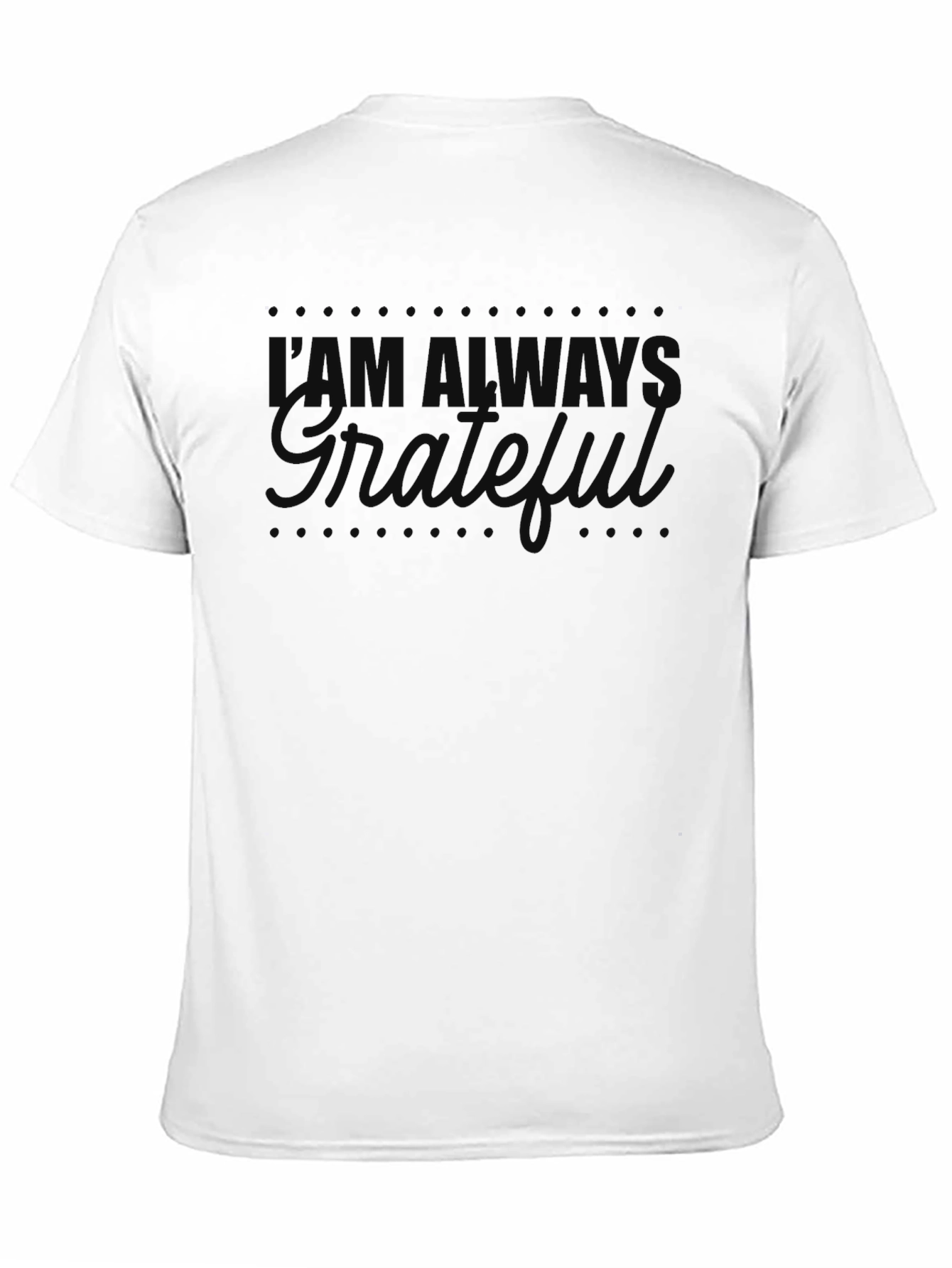 Grateful Black Crew Neck T-Shirt