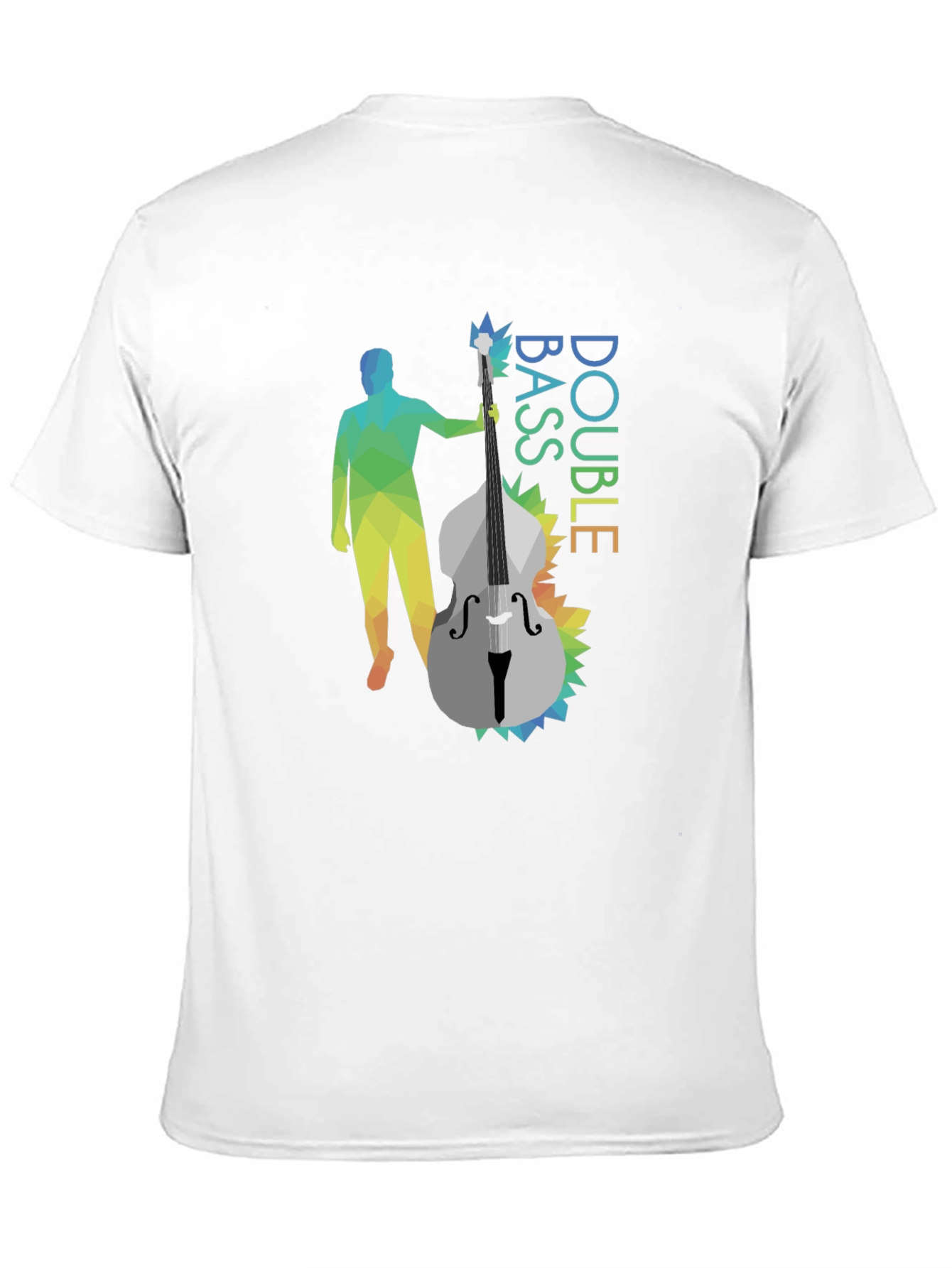 Double Bass Player Graphic Tee - Black