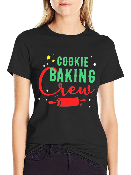 Cookie Baking Crew T-Shirt - Holiday Fun
