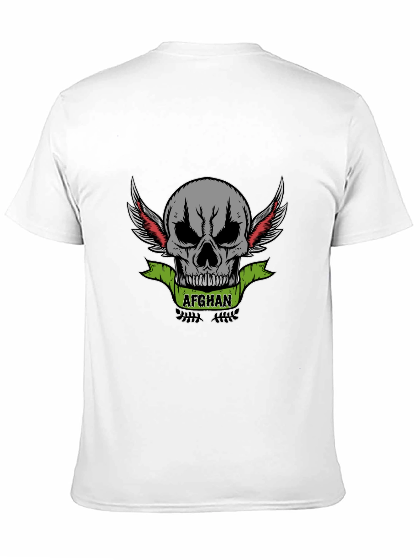 Afghan Skull Graphic T-Shirt