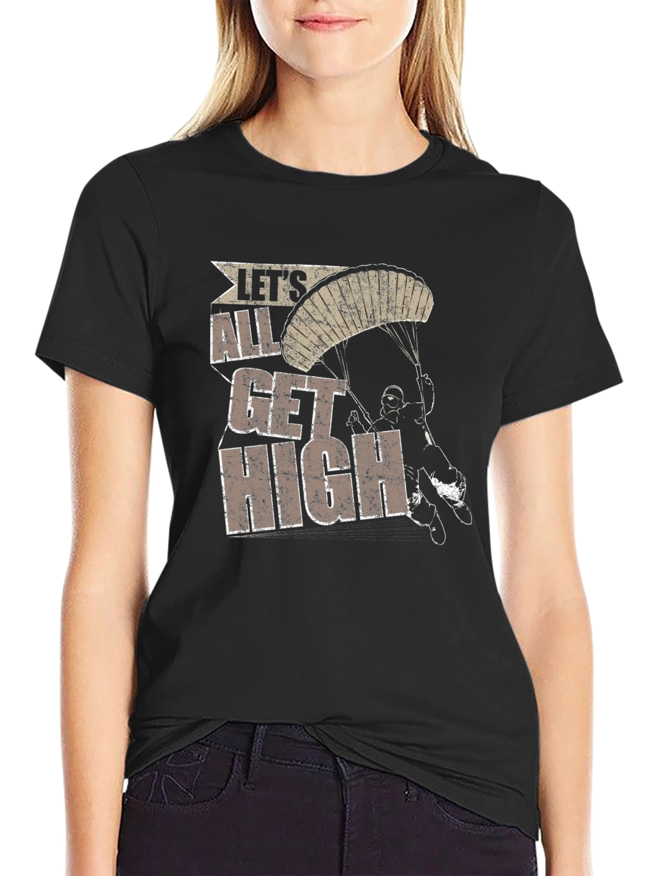 Lets All Get High Skydive T-Shirt