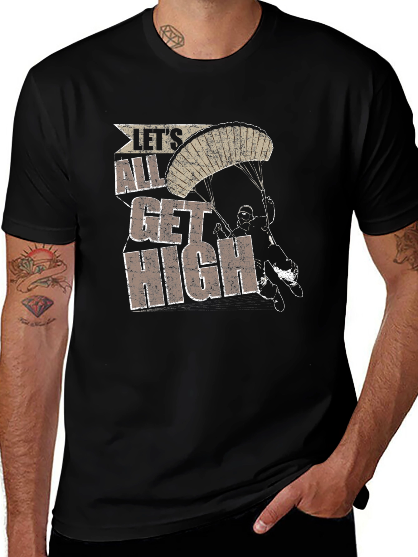 Lets All Get High Skydive T-Shirt