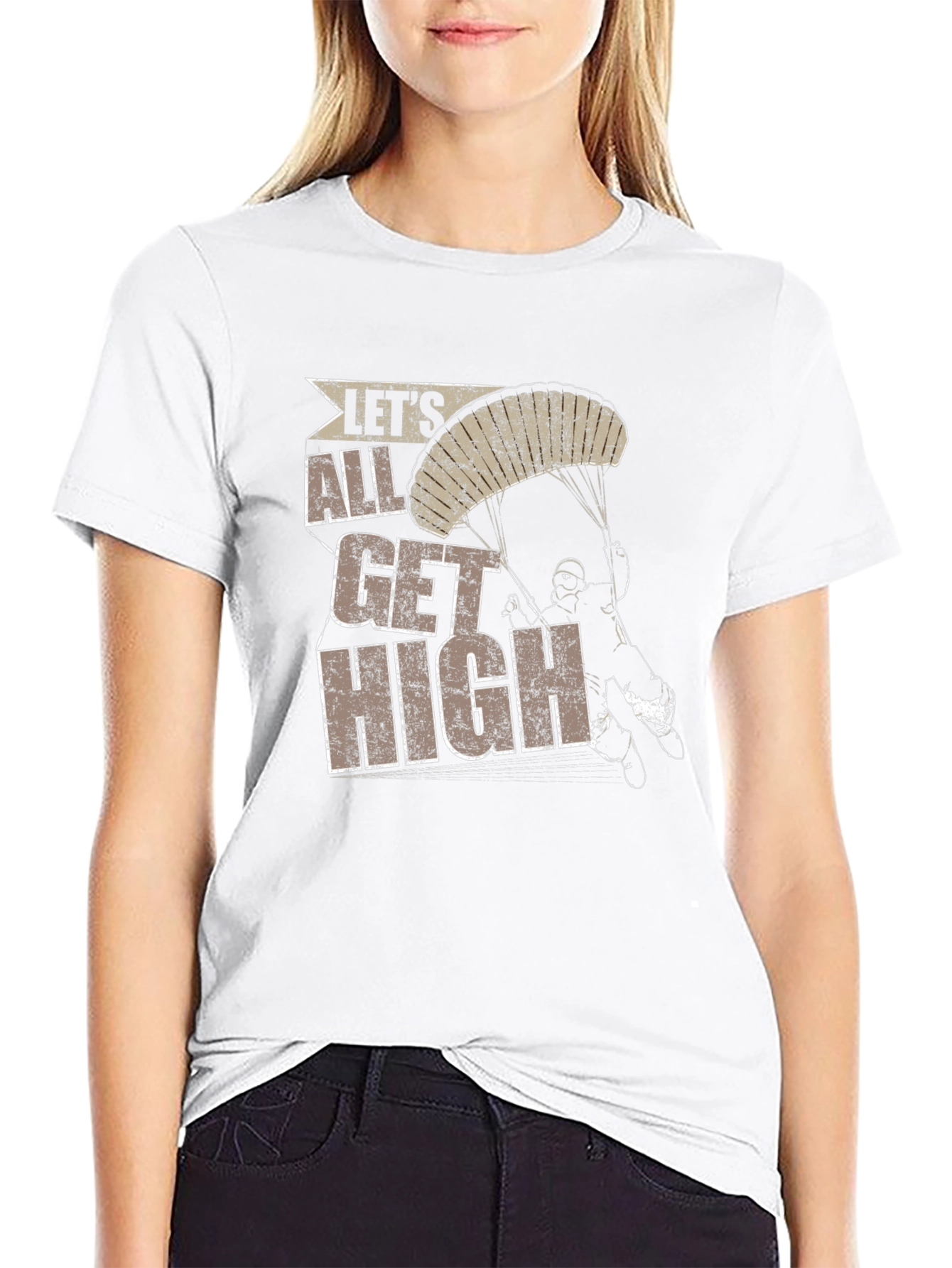Lets All Get High Skydive T-Shirt