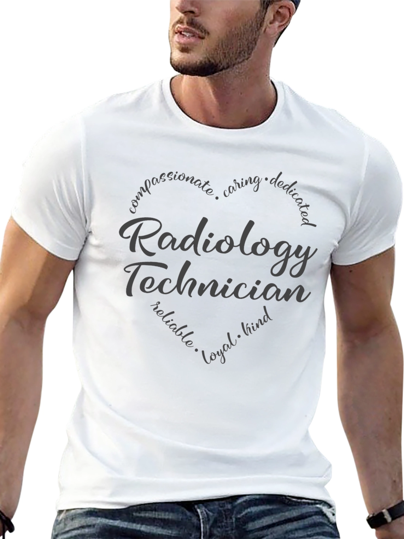 Radiology Technician T-Shirt - Compassionate Caring Design