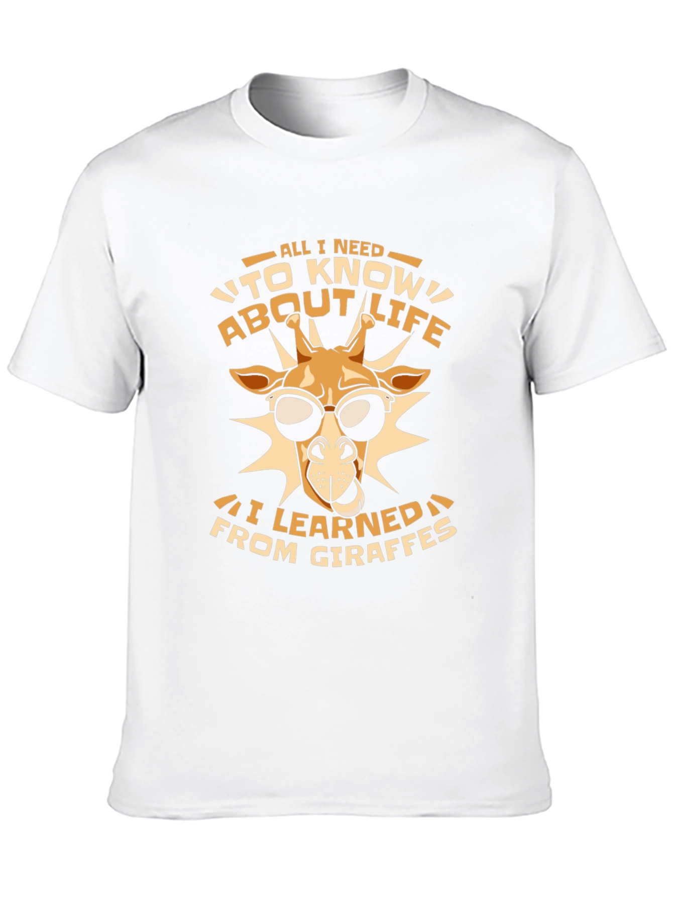 Giraffe Life Lesson Graphic Tee