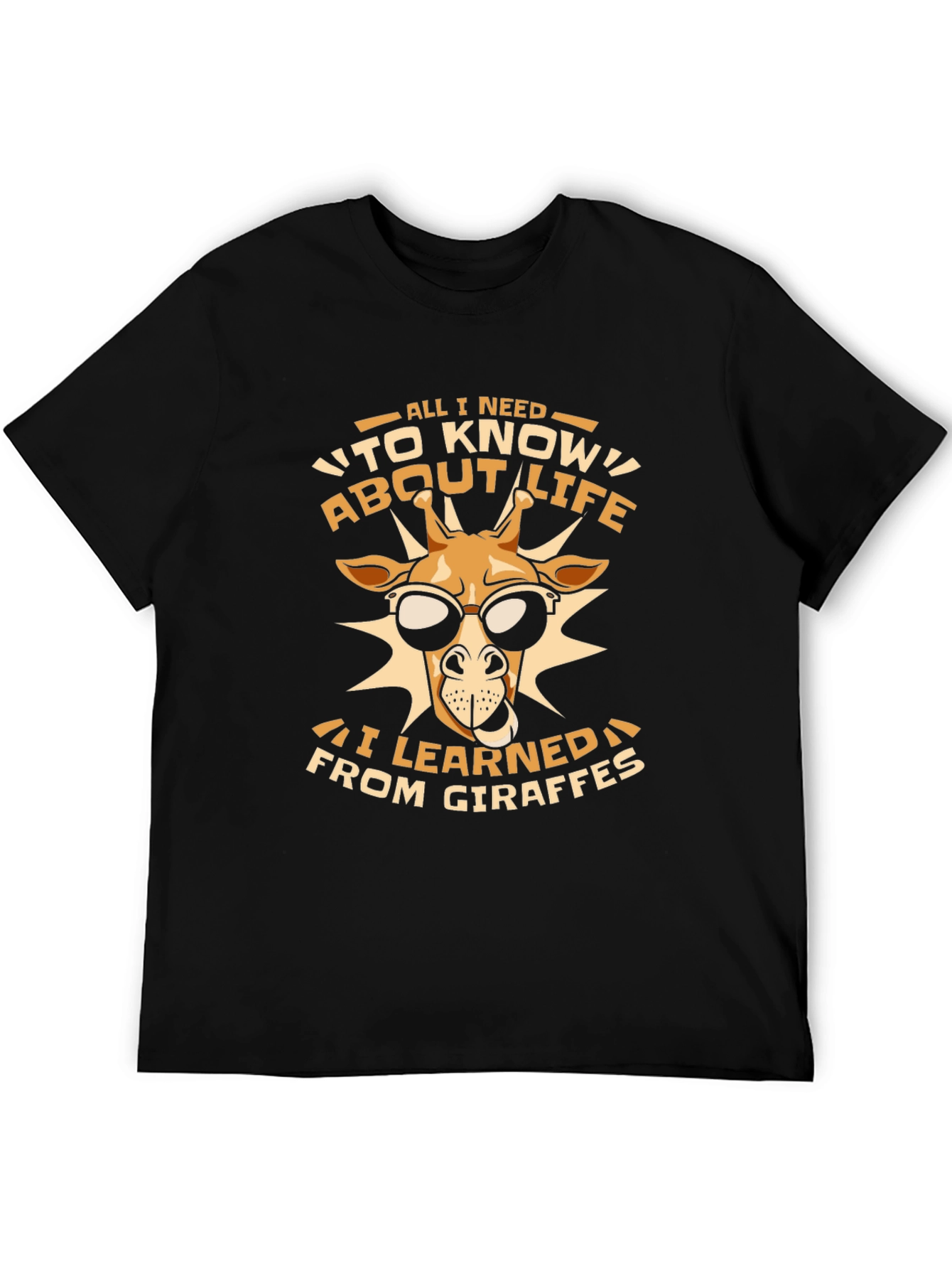 Giraffe Life Lesson Graphic Tee