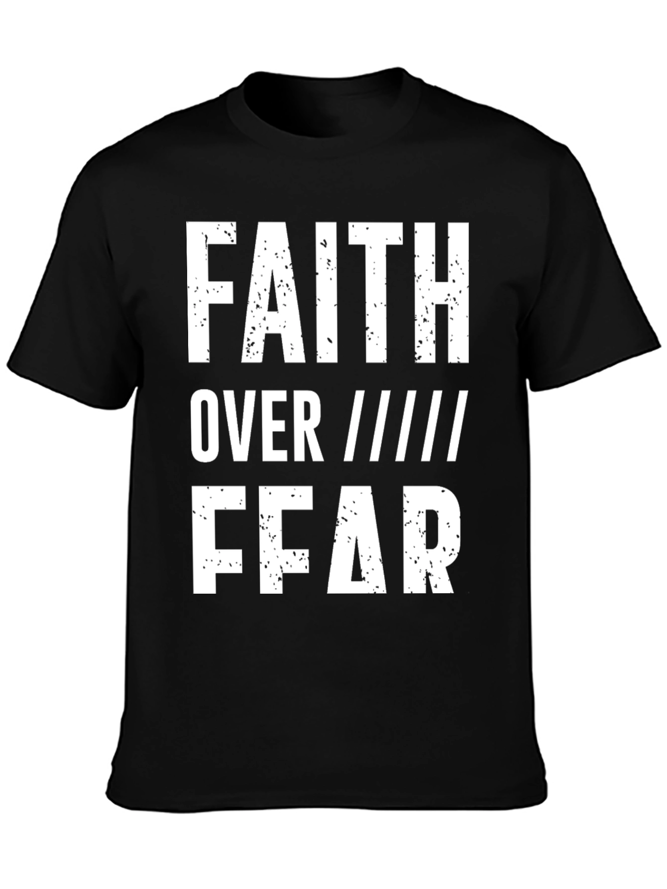 Faith Over Fear T-Shirt - Inspirational Graphic Tee