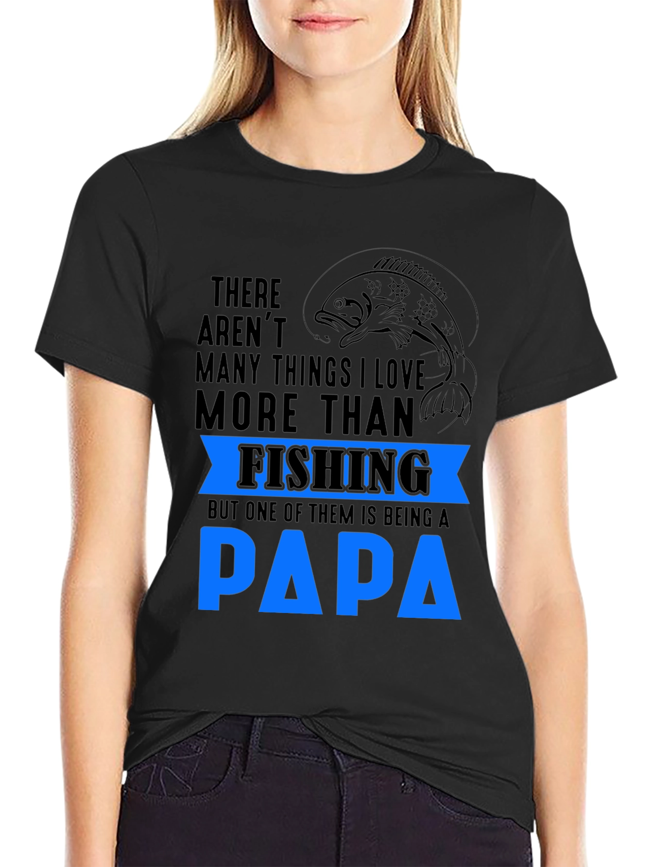 Fishing Papa T-Shirt - Gift for Dad