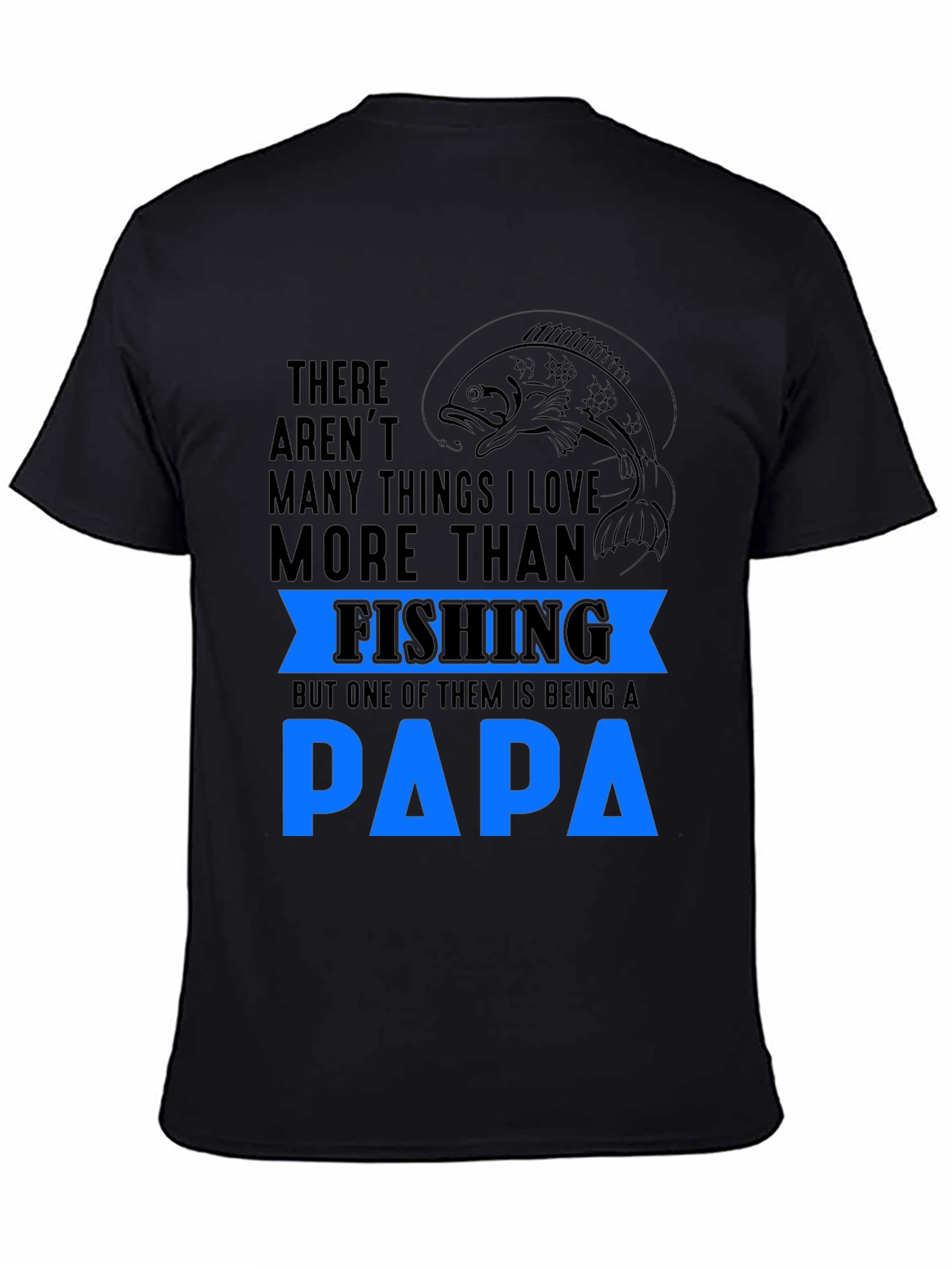 Fishing Papa T-Shirt - Gift for Dad
