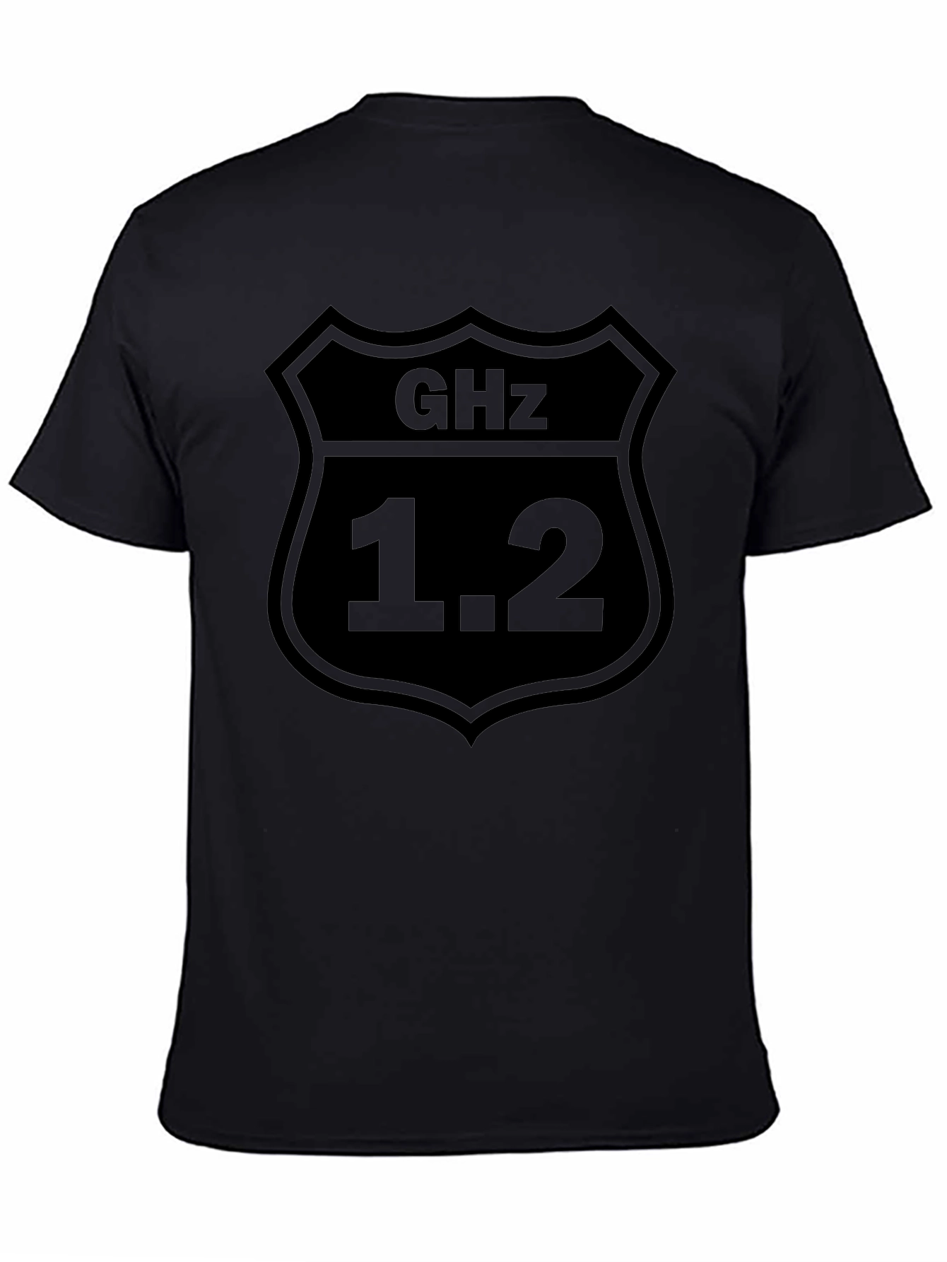 GHz 1.2 Black Graphic T-Shirt