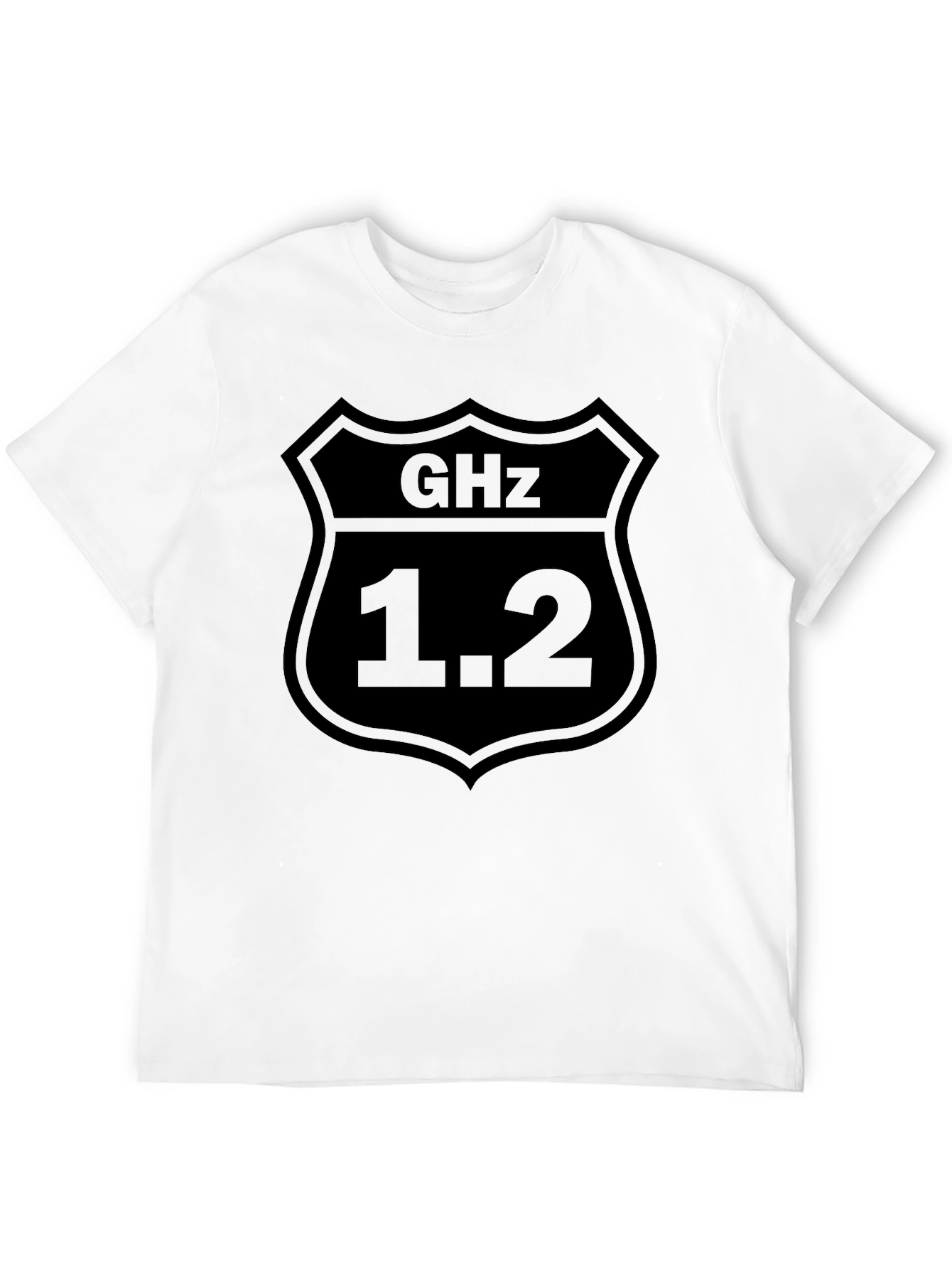 GHz 1.2 Black Graphic T-Shirt