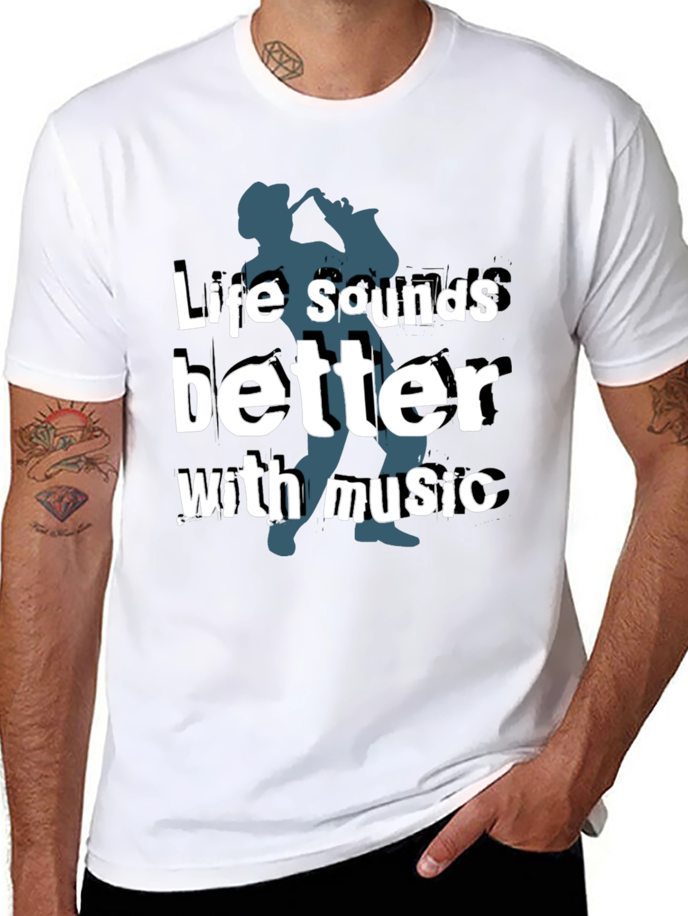 Music Lover T-Shirt: Life Sounds Better