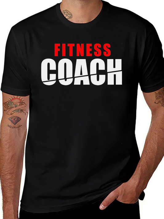 Fitness Coach T-Shirt - Gym Workout Training Tee