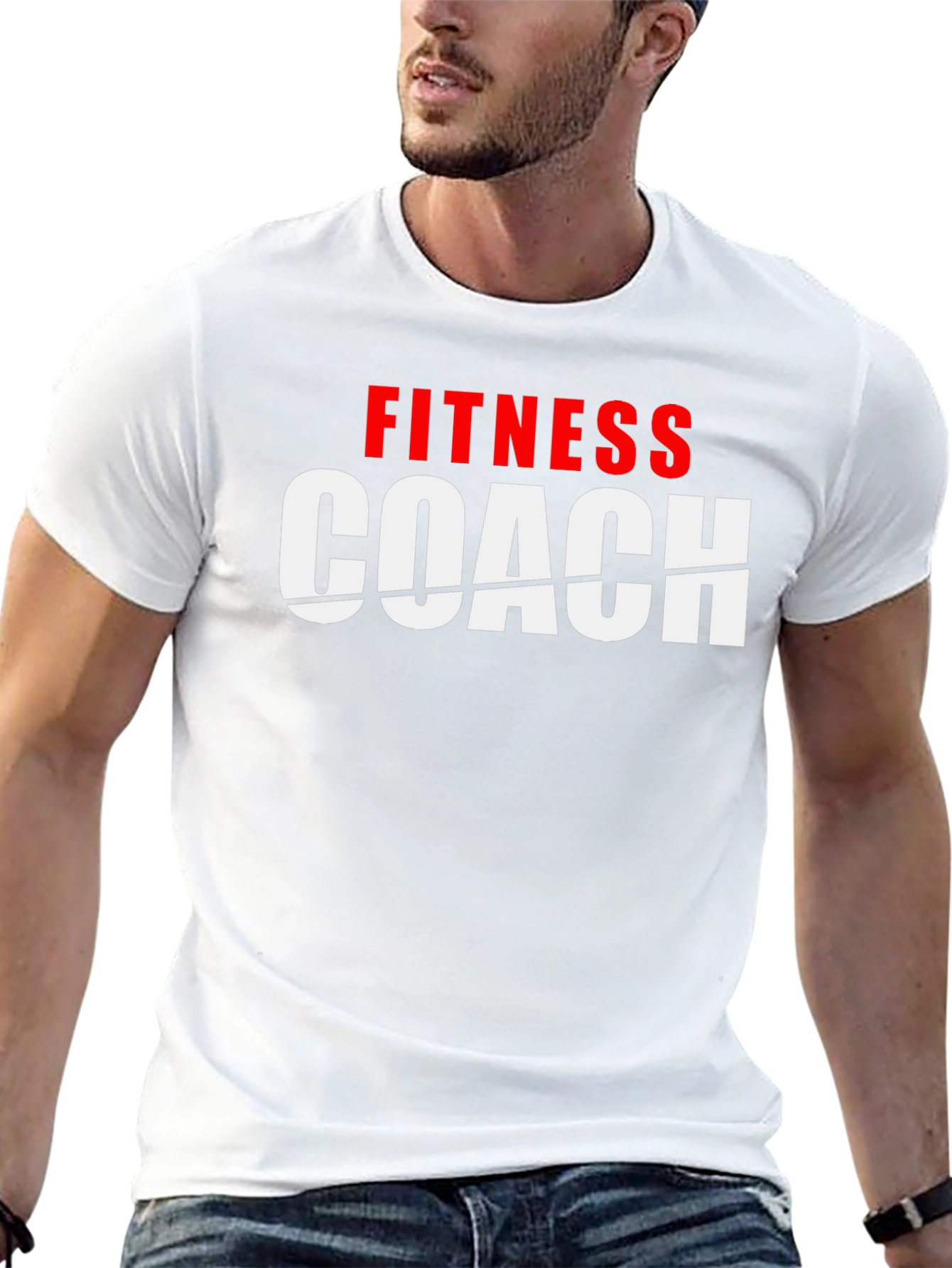 Fitness Coach T-Shirt - Gym Workout Training Tee