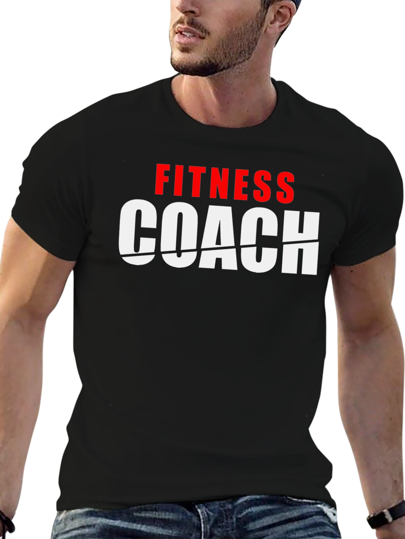 Fitness Coach T-Shirt - Gym Workout Training Tee
