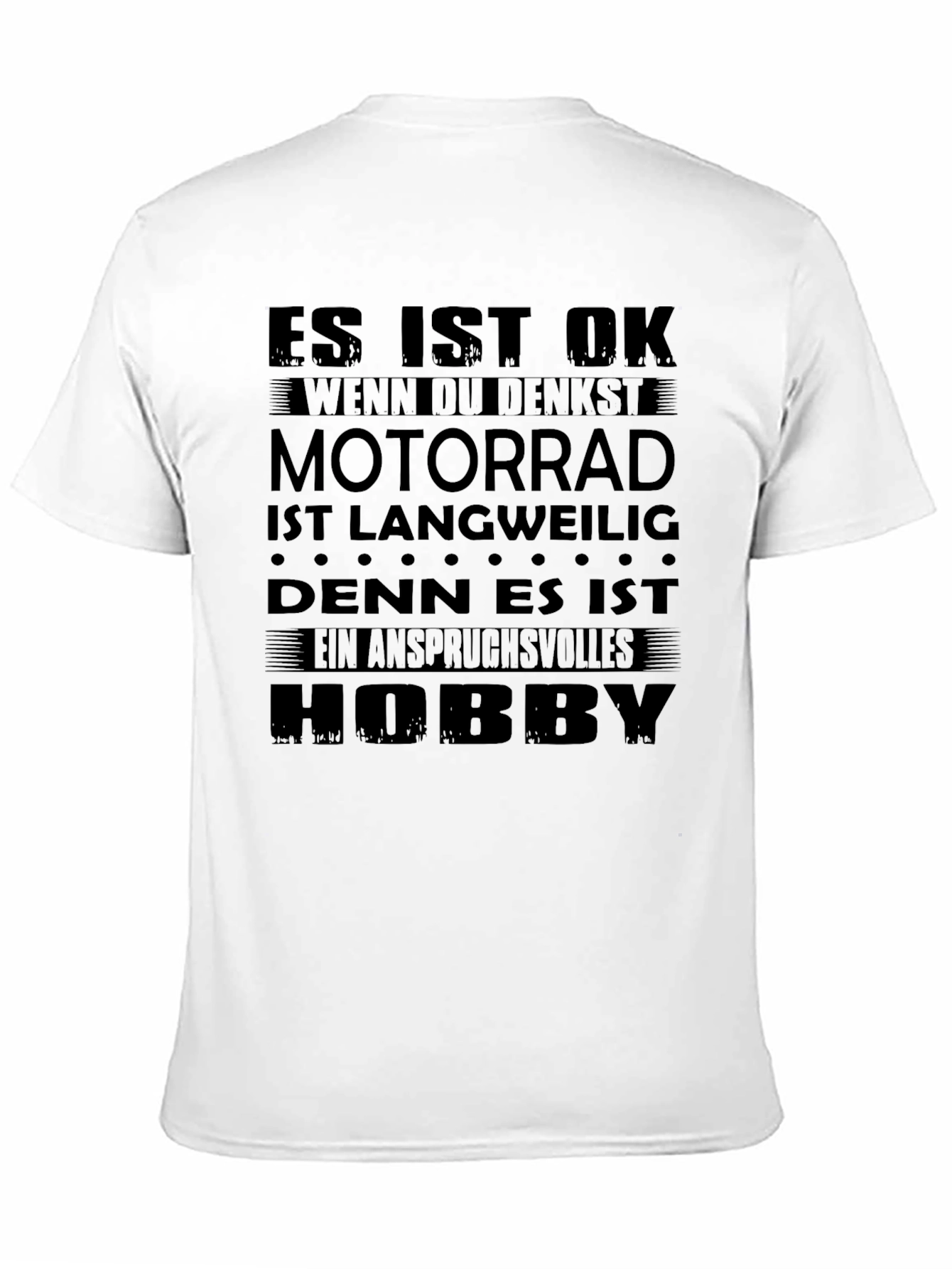 Motorcycle Hobby T-Shirt - Unique Design