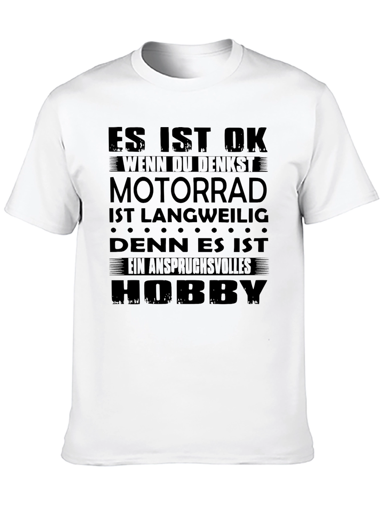 Motorcycle Hobby T-Shirt - Unique Design