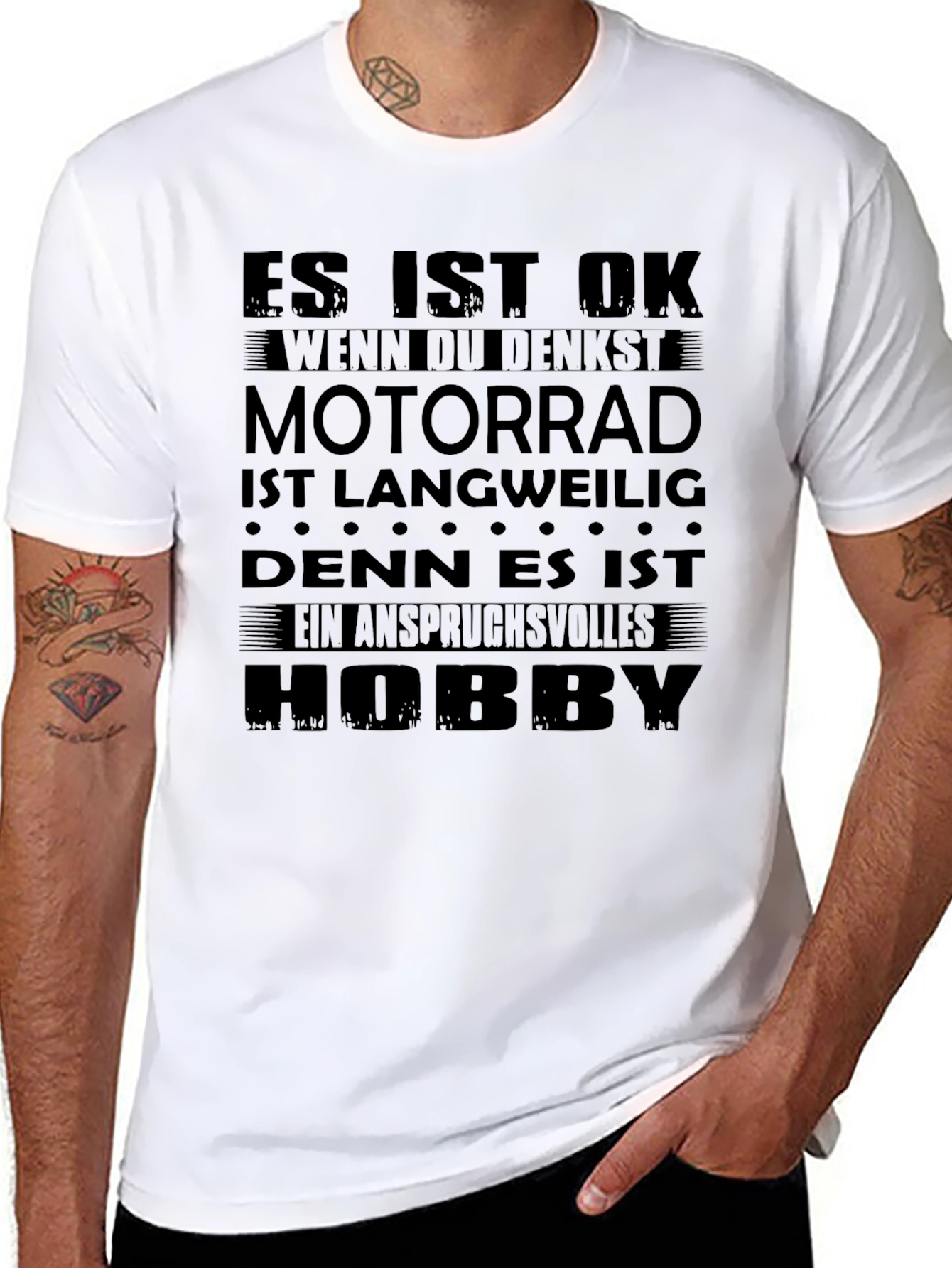 Motorcycle Hobby T-Shirt - Unique Design