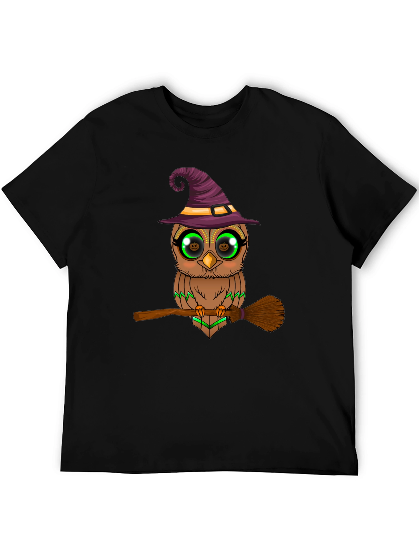 Halloween Owl Witch T-Shirt