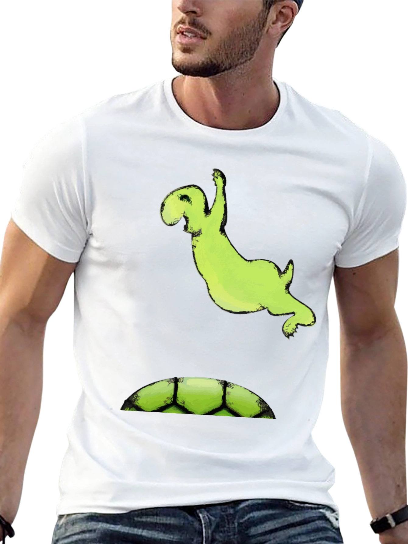 Cartoon Monster T-Shirt - Black