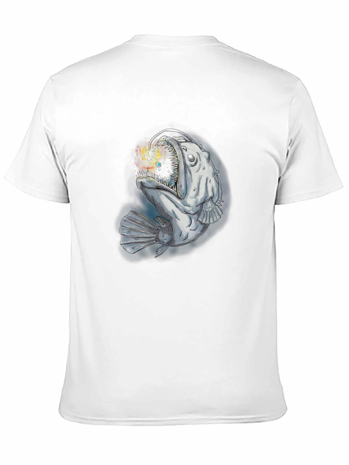 Angler Fish Graphic T-Shirt - Deep Sea Style