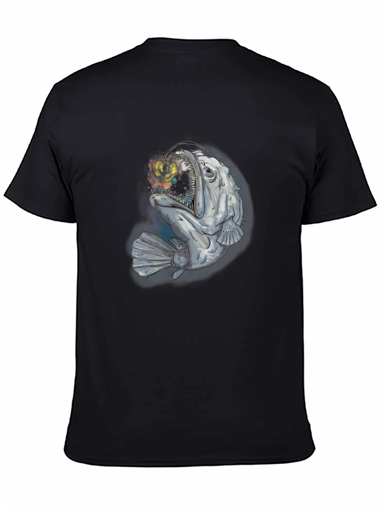 Angler Fish Graphic T-Shirt - Deep Sea Style