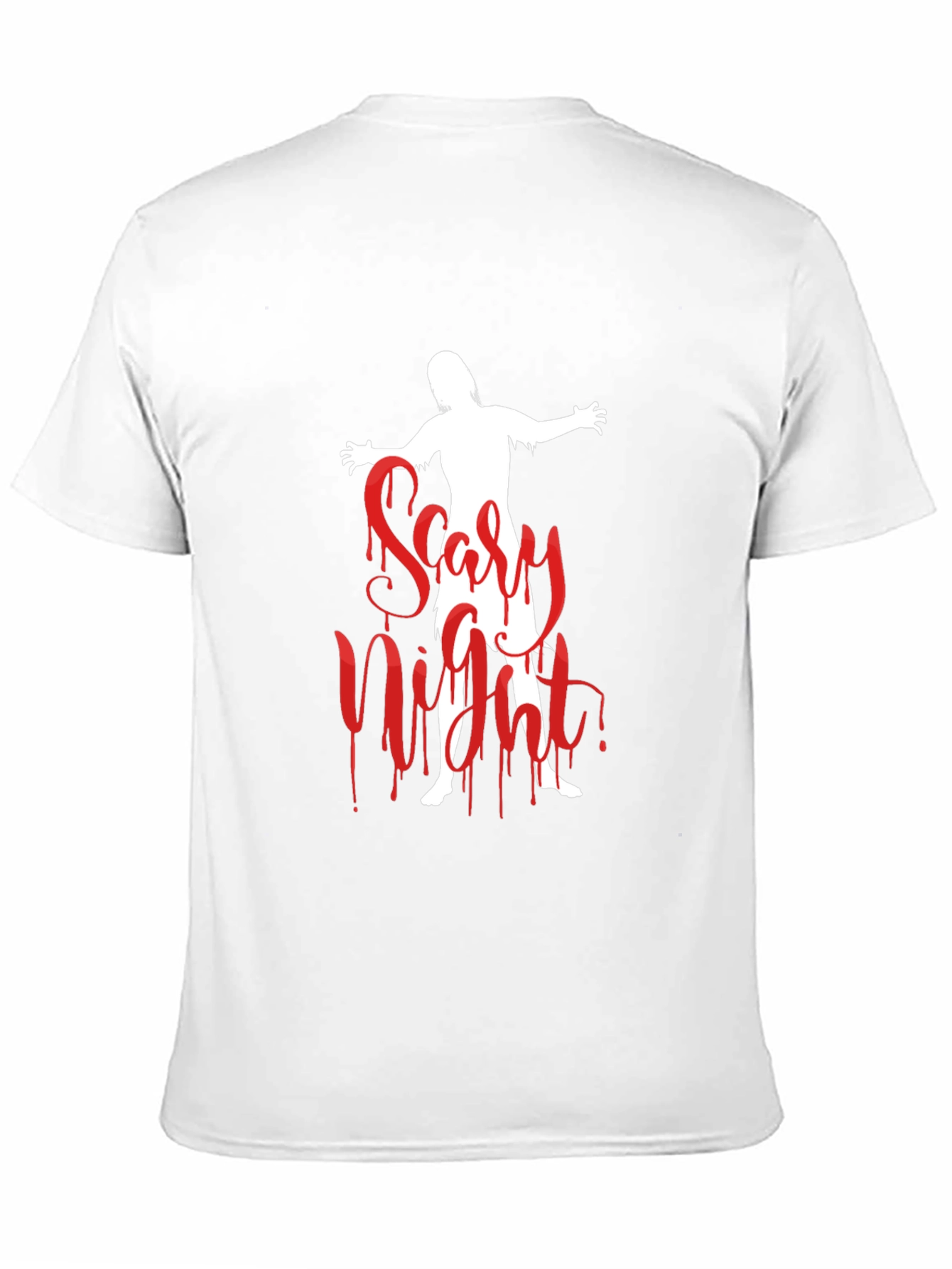 Scary Night Zombie Graphic T-Shirt - Halloween Ready!