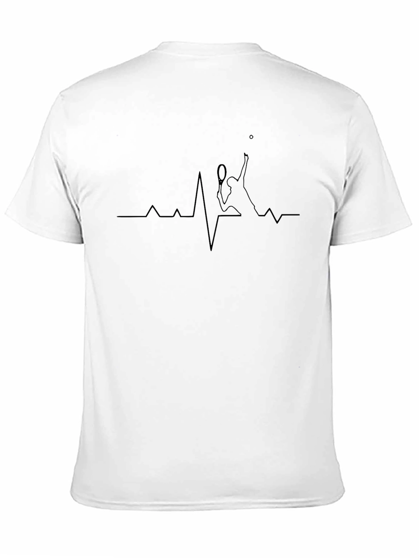 Tennis Heartbeat T-Shirt - Game On!