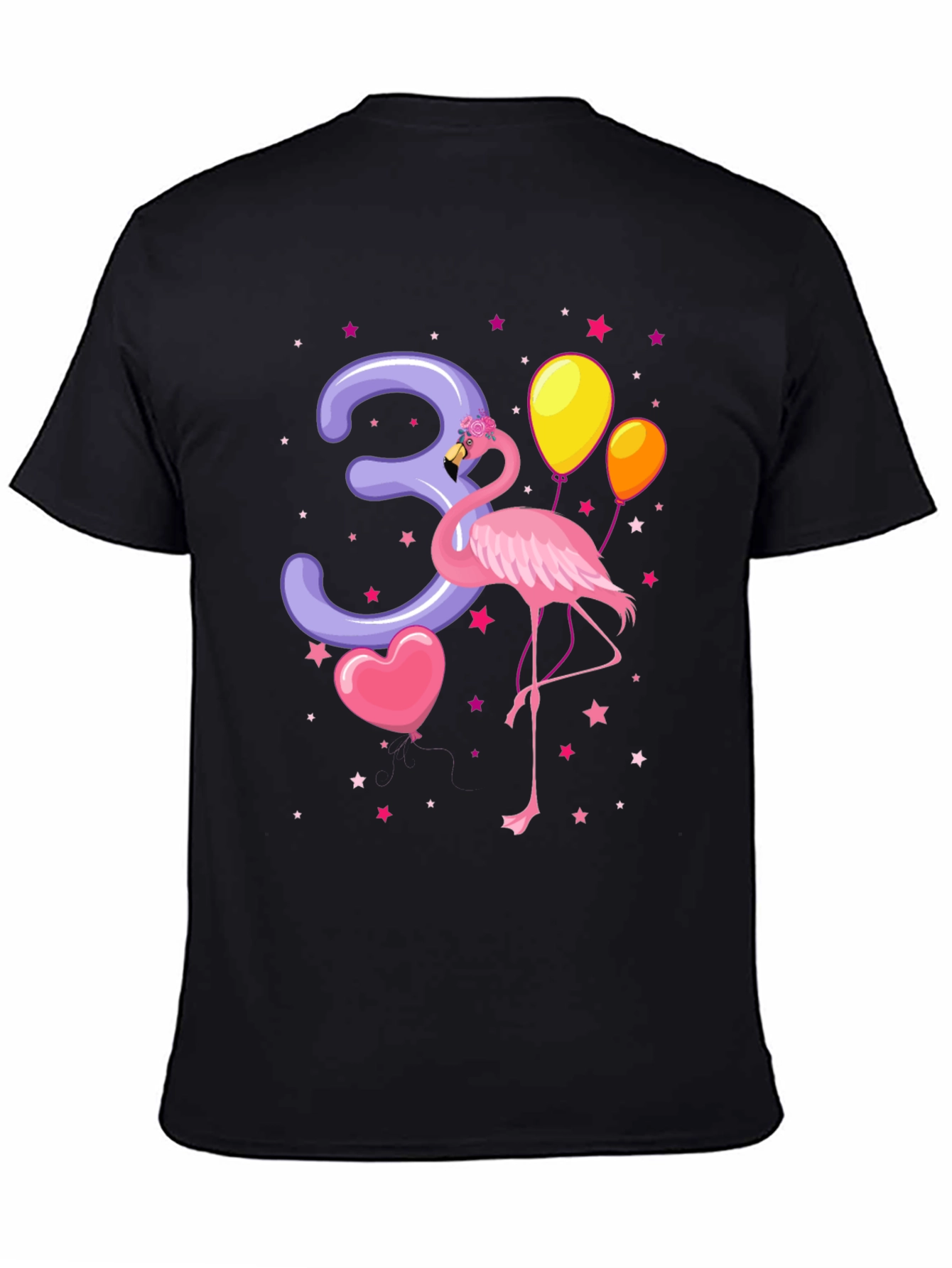 Flamingo Birthday T-Shirt - 3rd Birthday