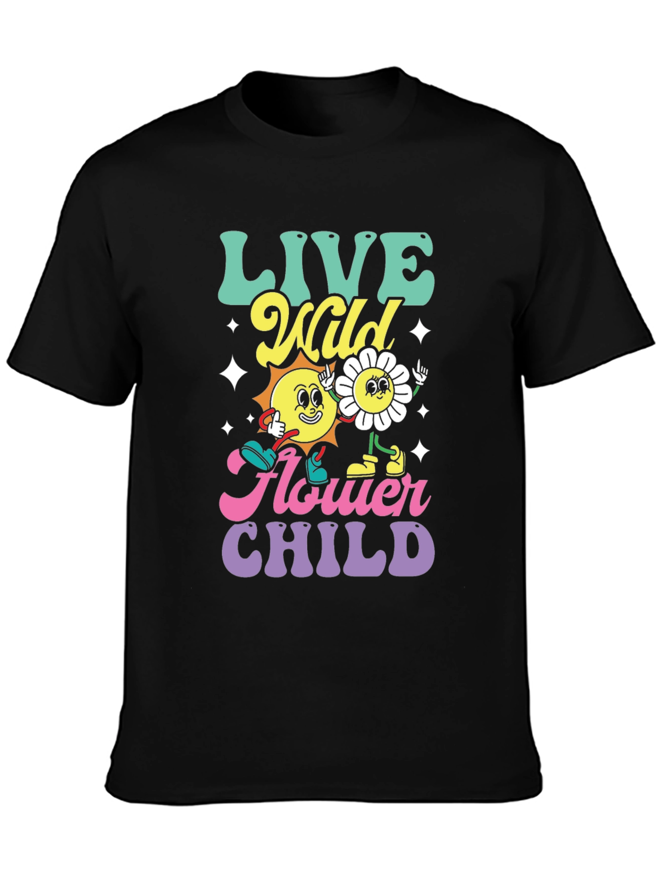 Live Wild Flower Child Graphic Tee