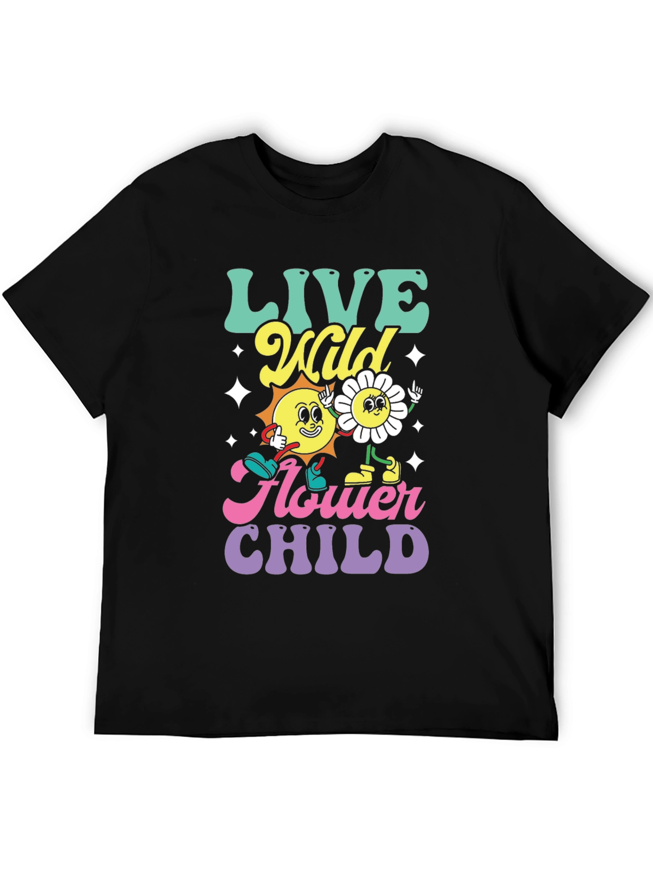Live Wild Flower Child Graphic Tee