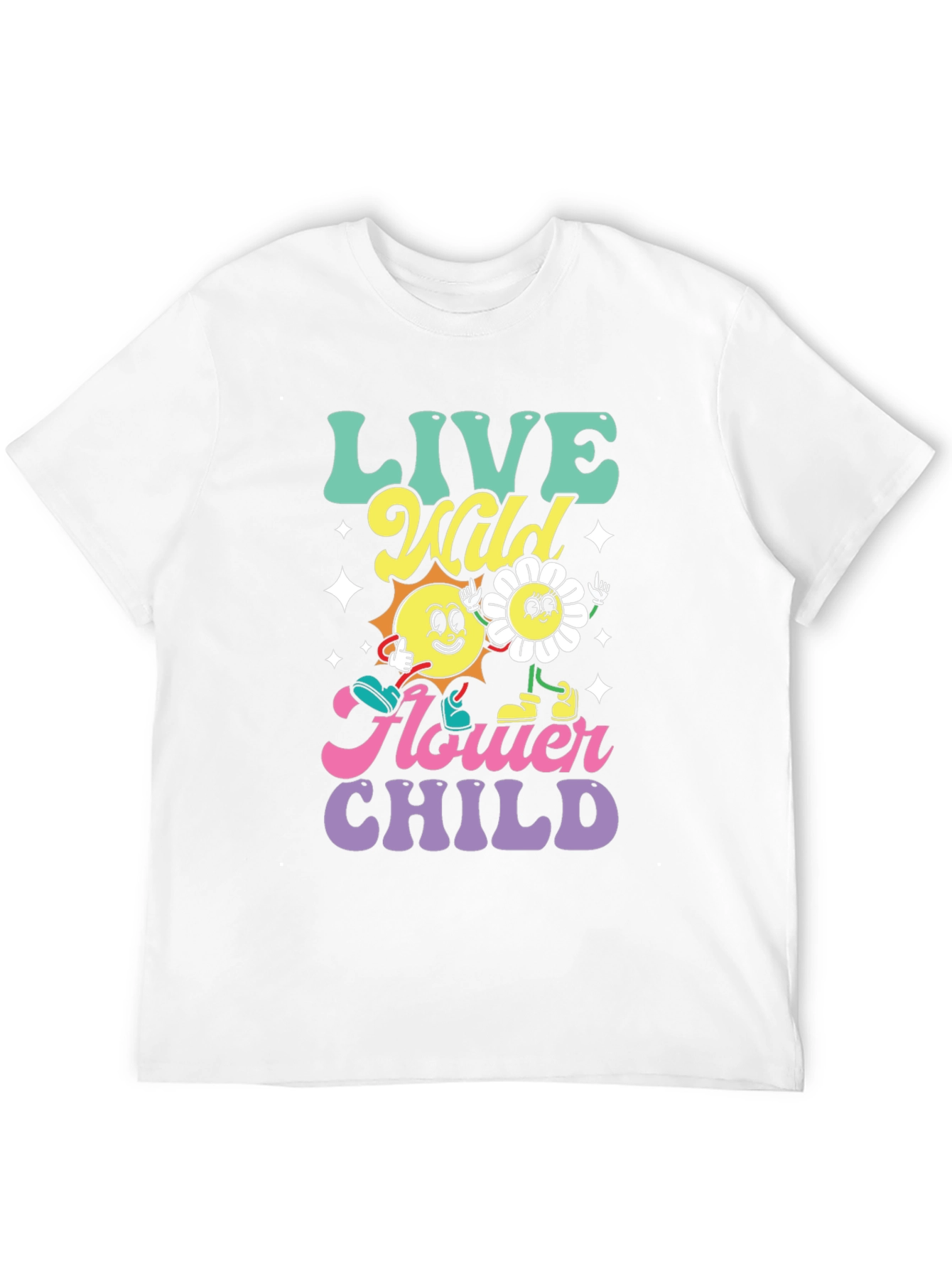 Live Wild Flower Child Graphic Tee