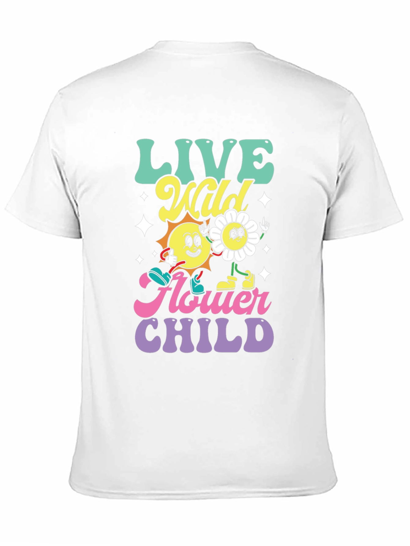 Live Wild Flower Child Graphic Tee