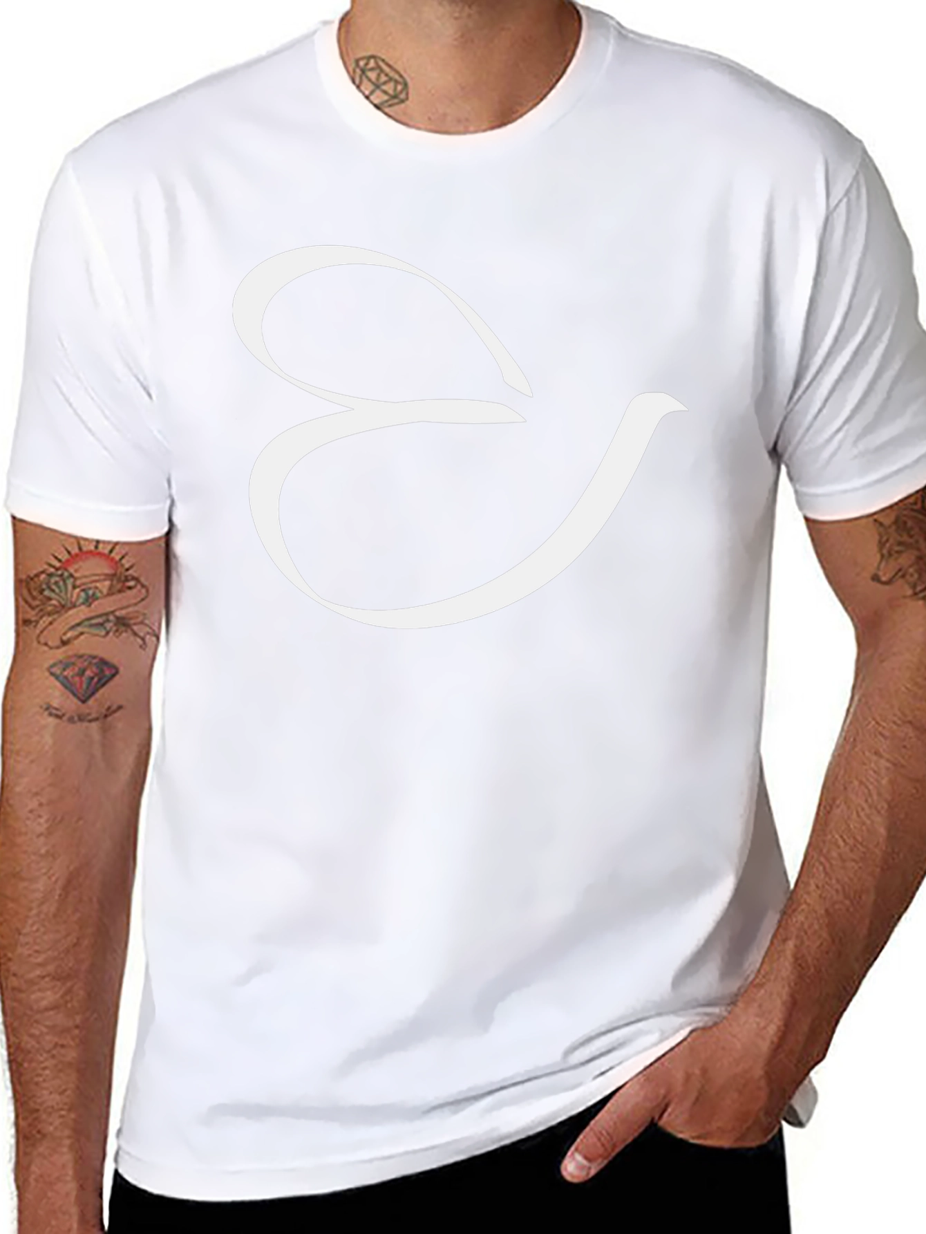 Elegant Ampersand T-Shirt - Stylish Black Tee