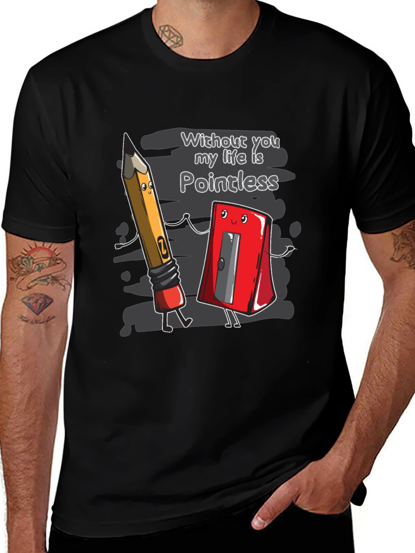Pointless Love T-Shirt Funny Cartoon Tee